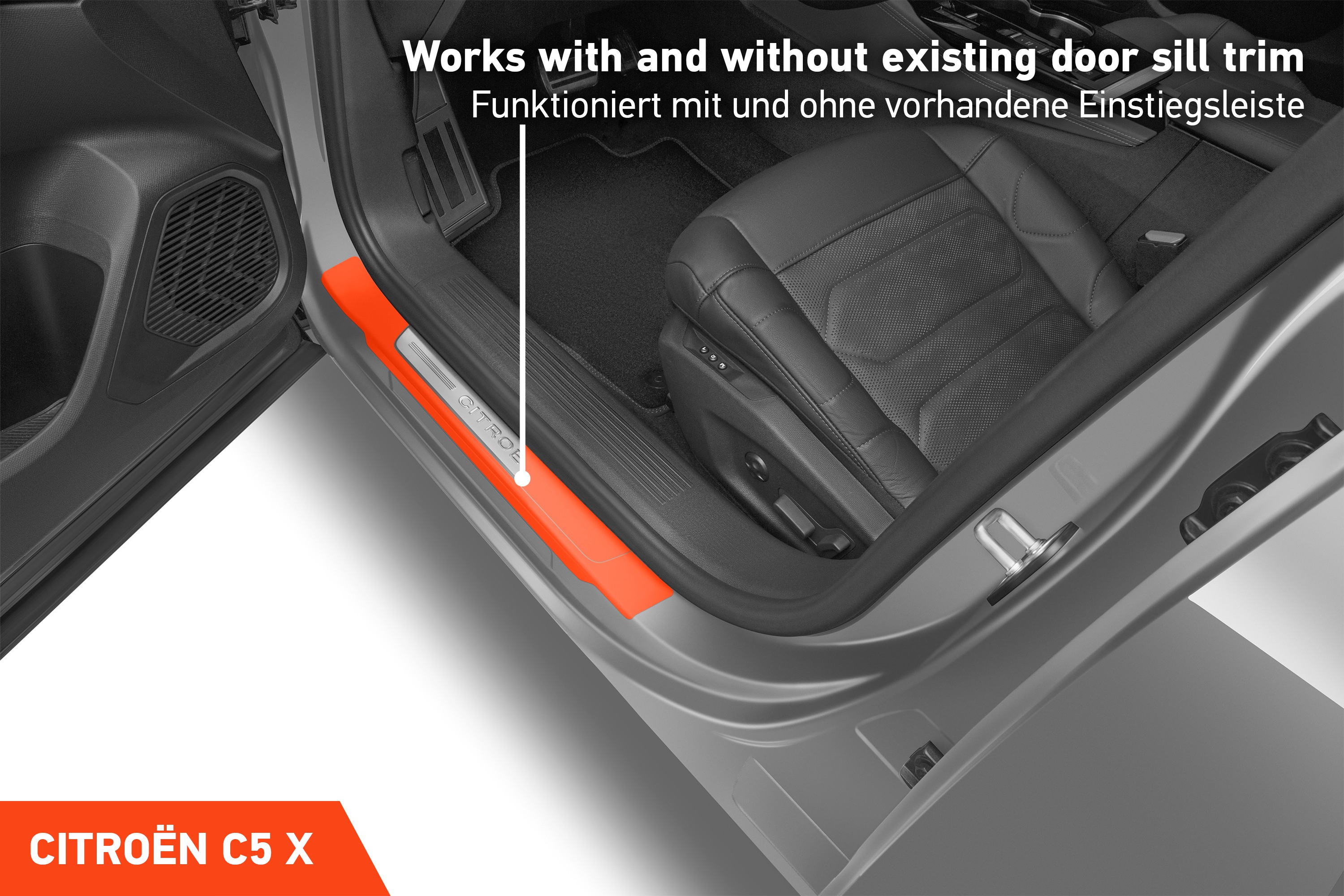 Einstiegsleisten Schutz für Citroën C5 X I 2022 - 2025 im 4er Set