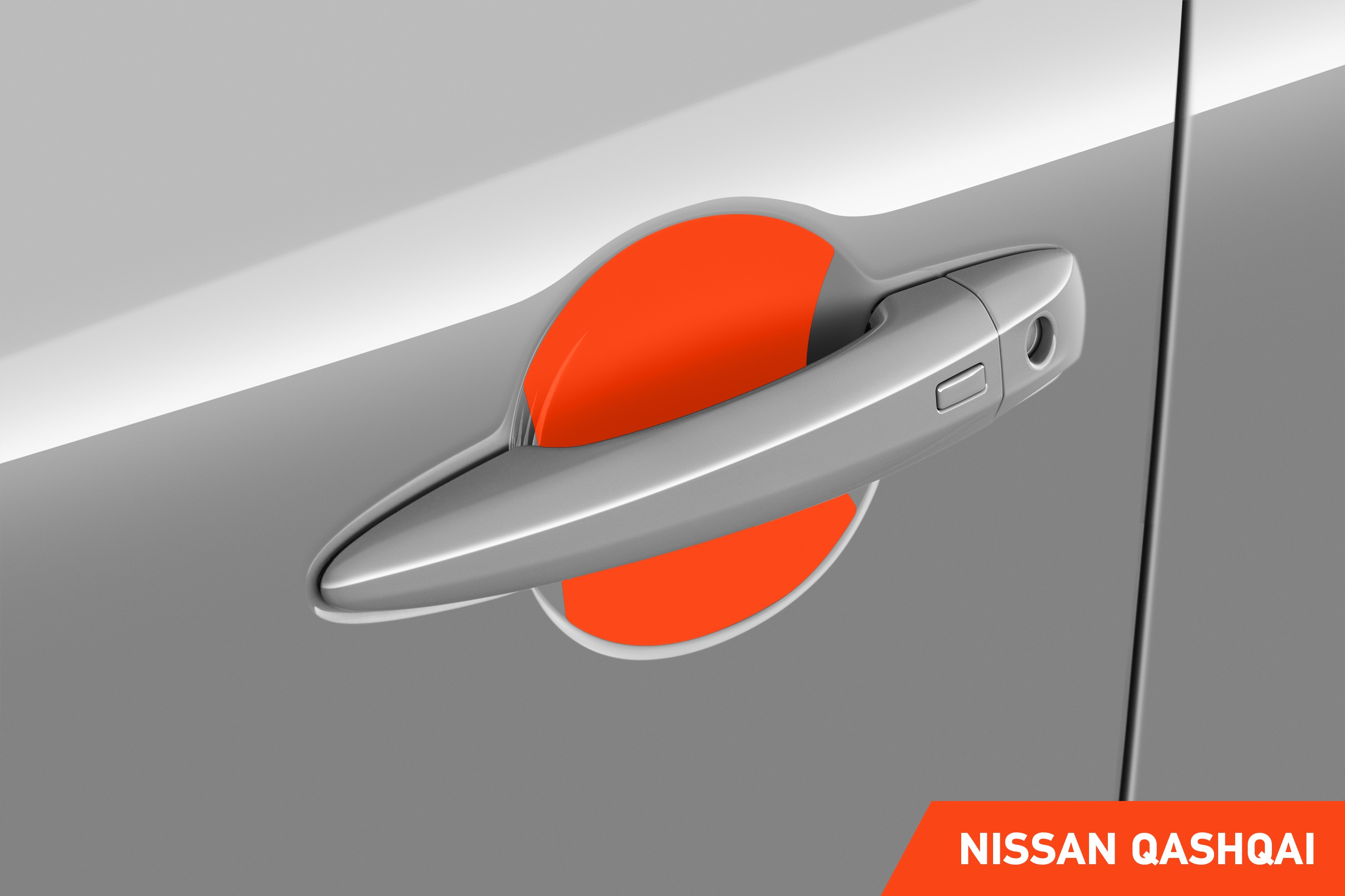 Auto Türgriffmulden Schutzfolie für Nissan Qashqai 3 (III) J12 I 2021 - 2025 im 4er Set