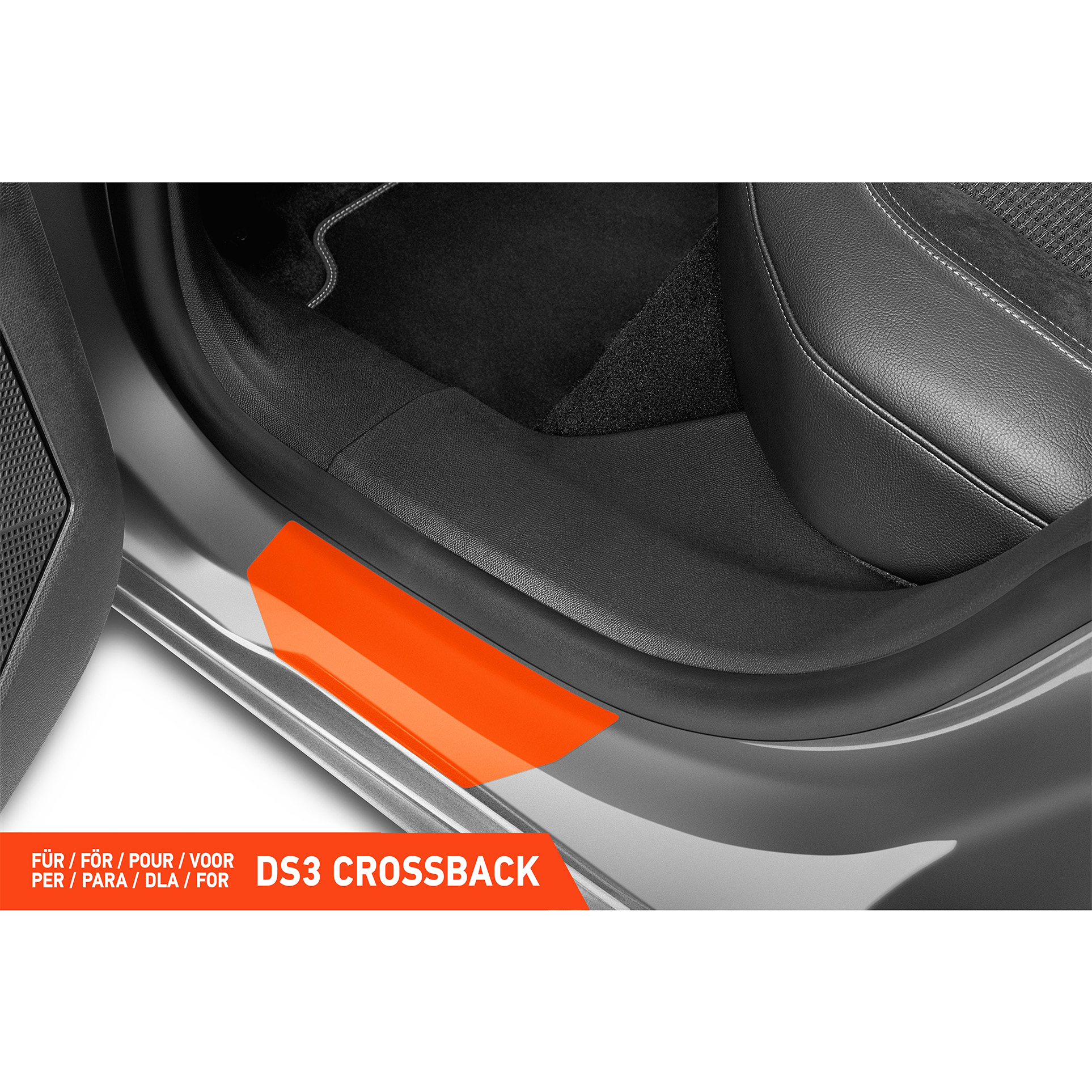 Einstiegsleisten Schutz für DS Automobiles DS 3 I 2019 - 2026 im 4er Set