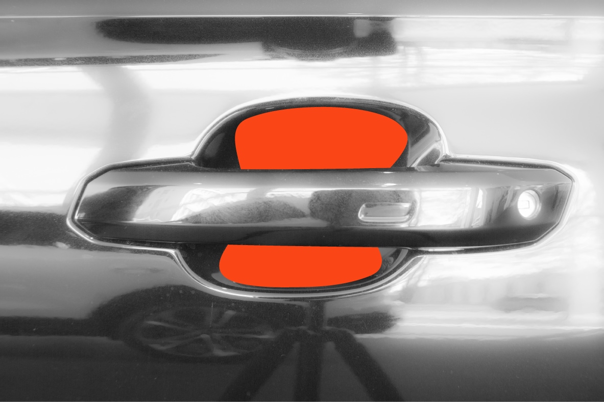 Auto Türgriffmulden Schutzfolie für Audi A5 Coupé 2 (II) F5 I 2016 - 2025 im 2er Set