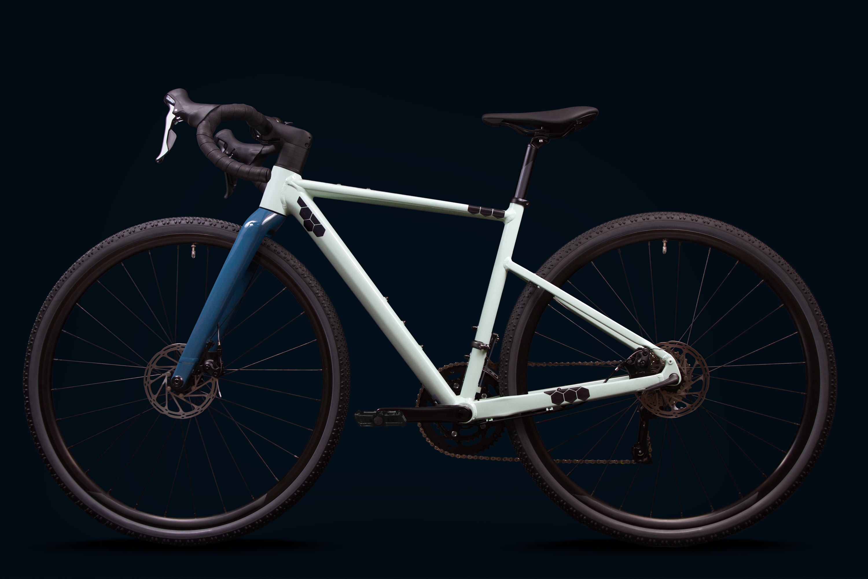 Reflektoren Sticker Set - Hexagon groß  - für Fahrrad Roller Kinderwagen