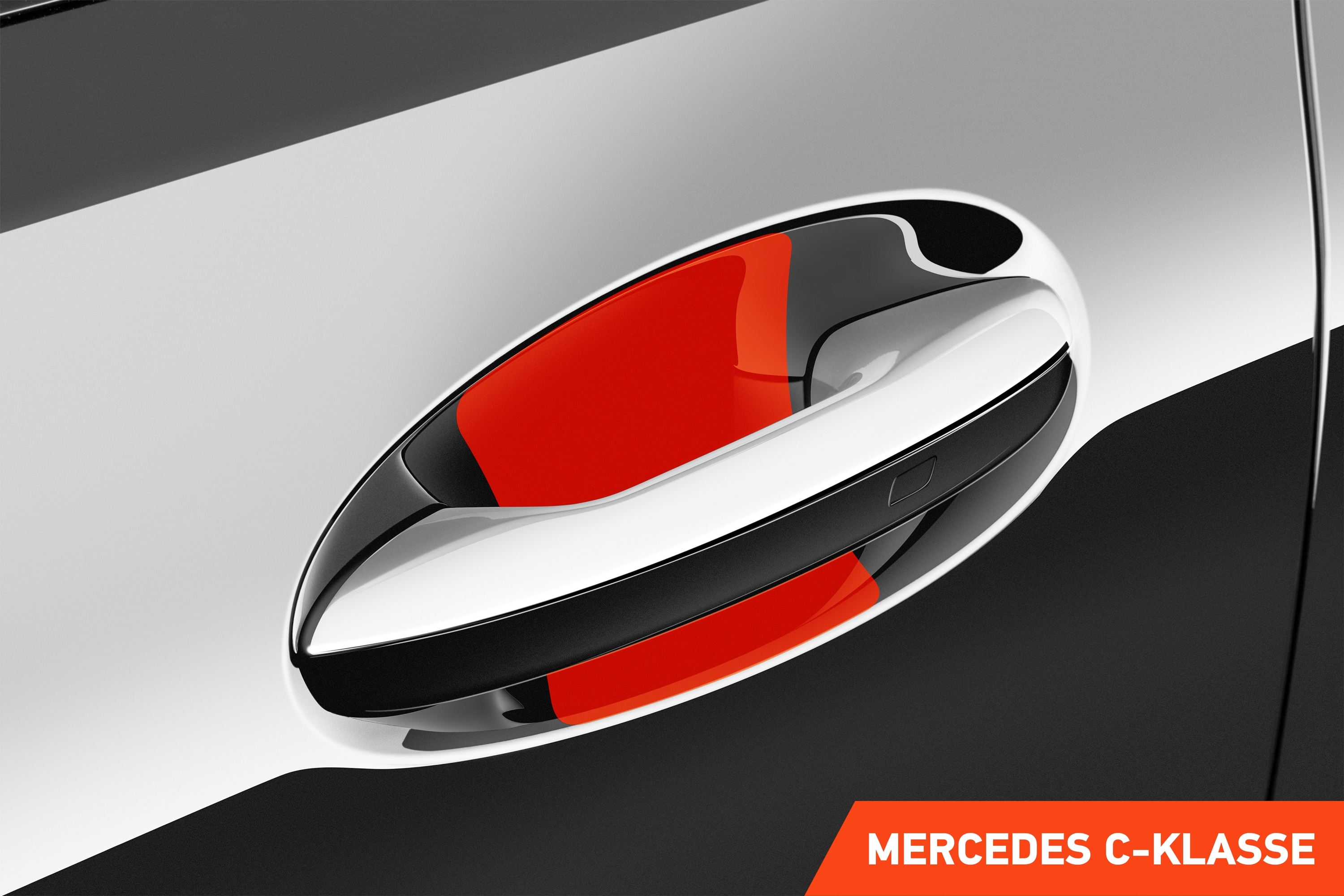 Auto Türgriffmulden Schutzfolie für Mercedes Benz C-Klasse T-Modell S206 I 2021 - 2025 im 4er Set