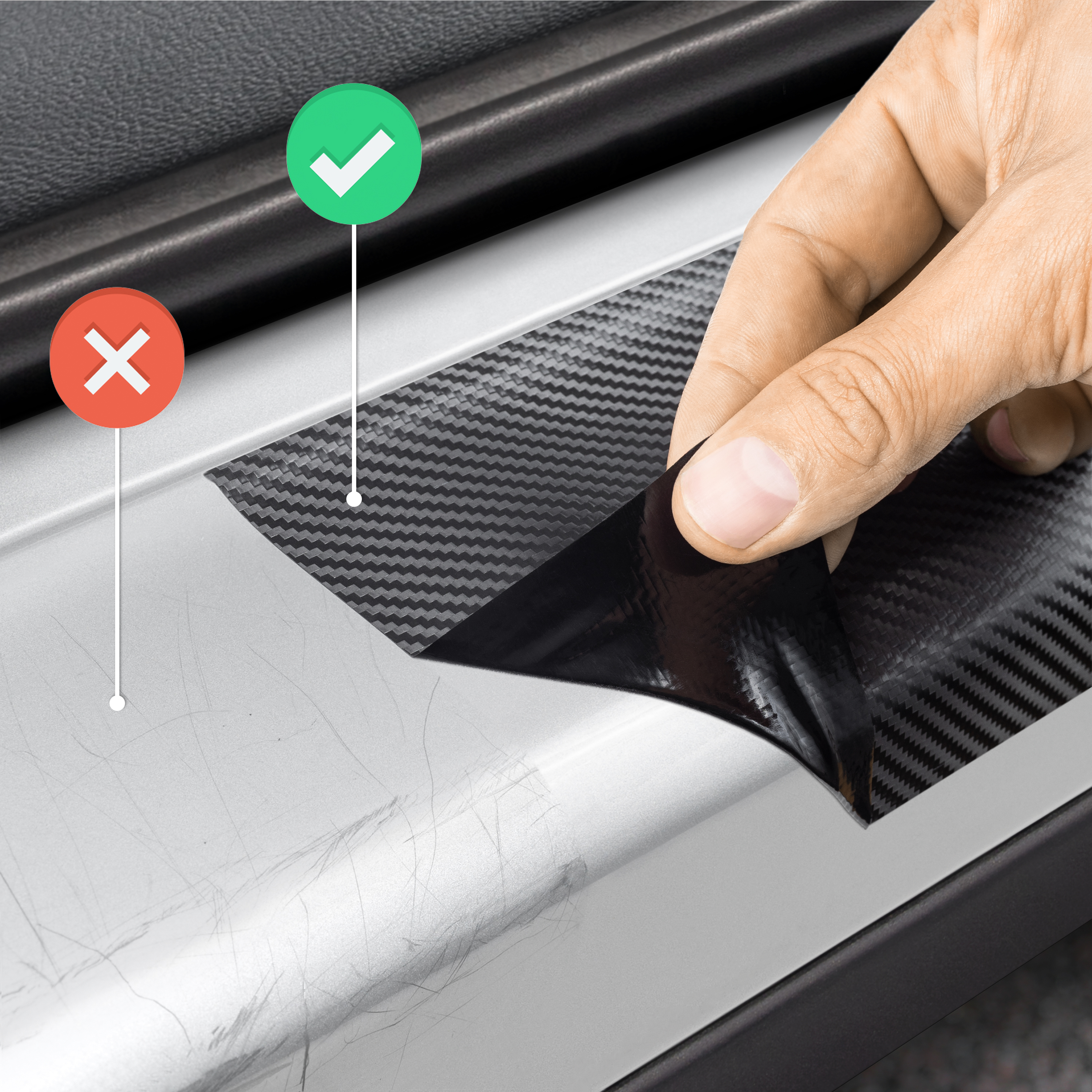 Einstiegsleisten Schutz für Citroën Berlingo 3 (III) I 2018 - 2025 im 2er Set