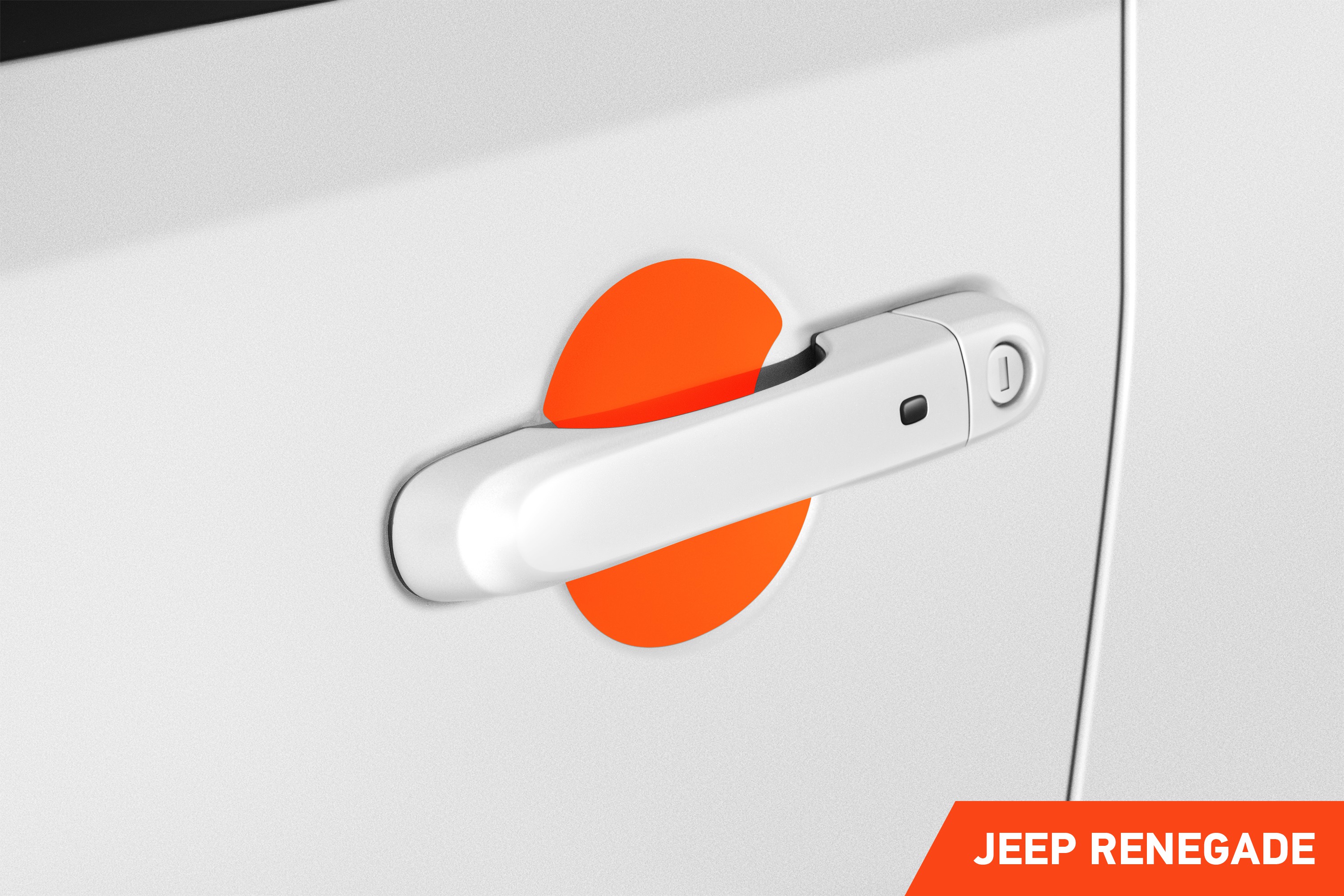 Auto Türgriffmulden Schutzfolie für Jeep Renegade I 2014 - 2025 im 4er Set