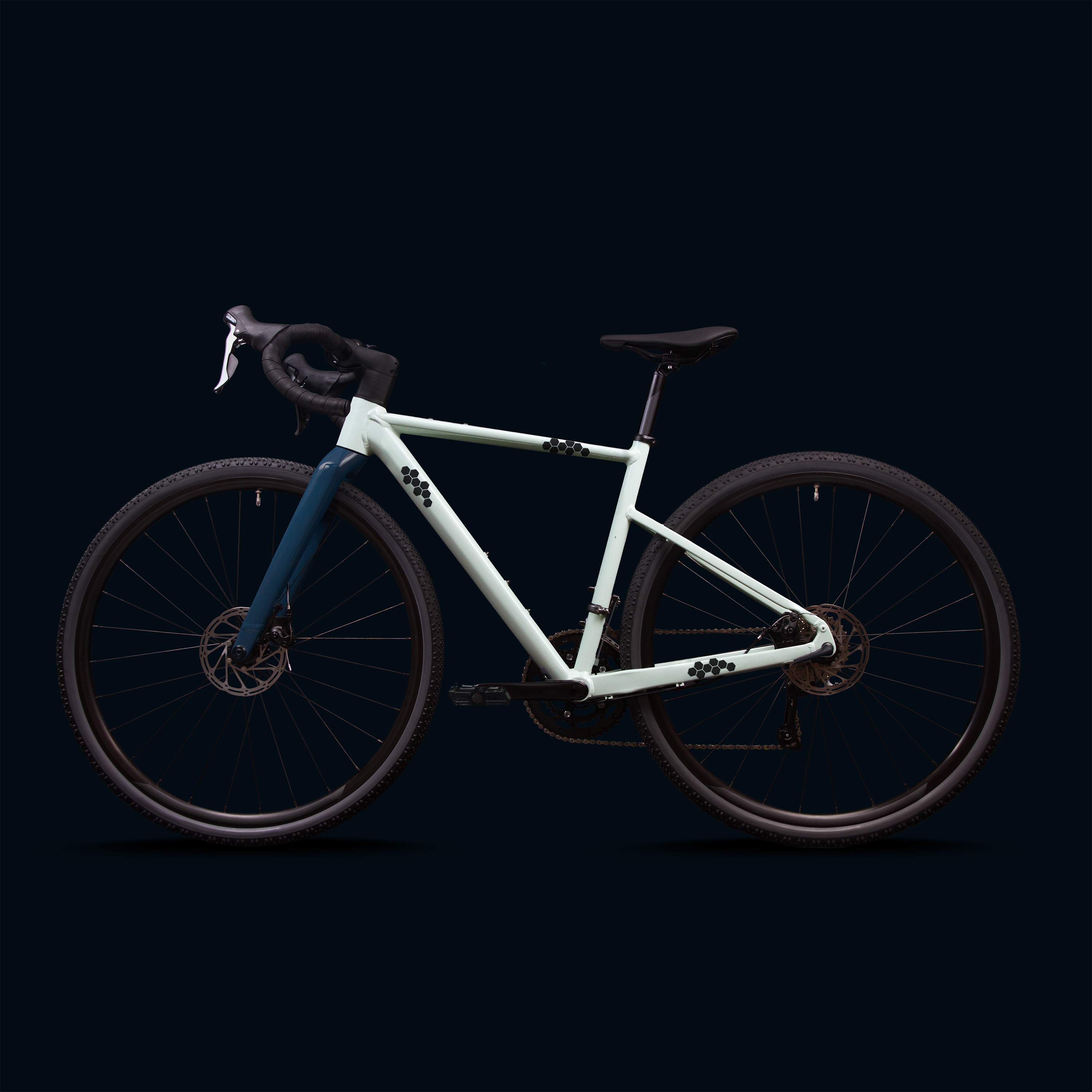 Reflektoren Sticker Set - Hexagon klein  - für Fahrrad Roller Kinderwagen