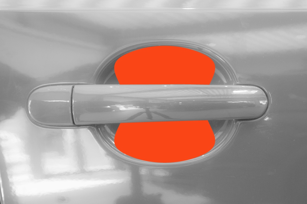 Auto Türgriffmulden Schutzfolie für Seat Mii Electric KF1 I 2019 - 2021 im 4er Set