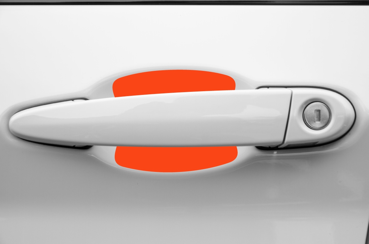 Auto Türgriffmulden Schutzfolie für BMW 4er Gran Coupé 1 (I) F36 I 2014 - 2021 im 4er Set