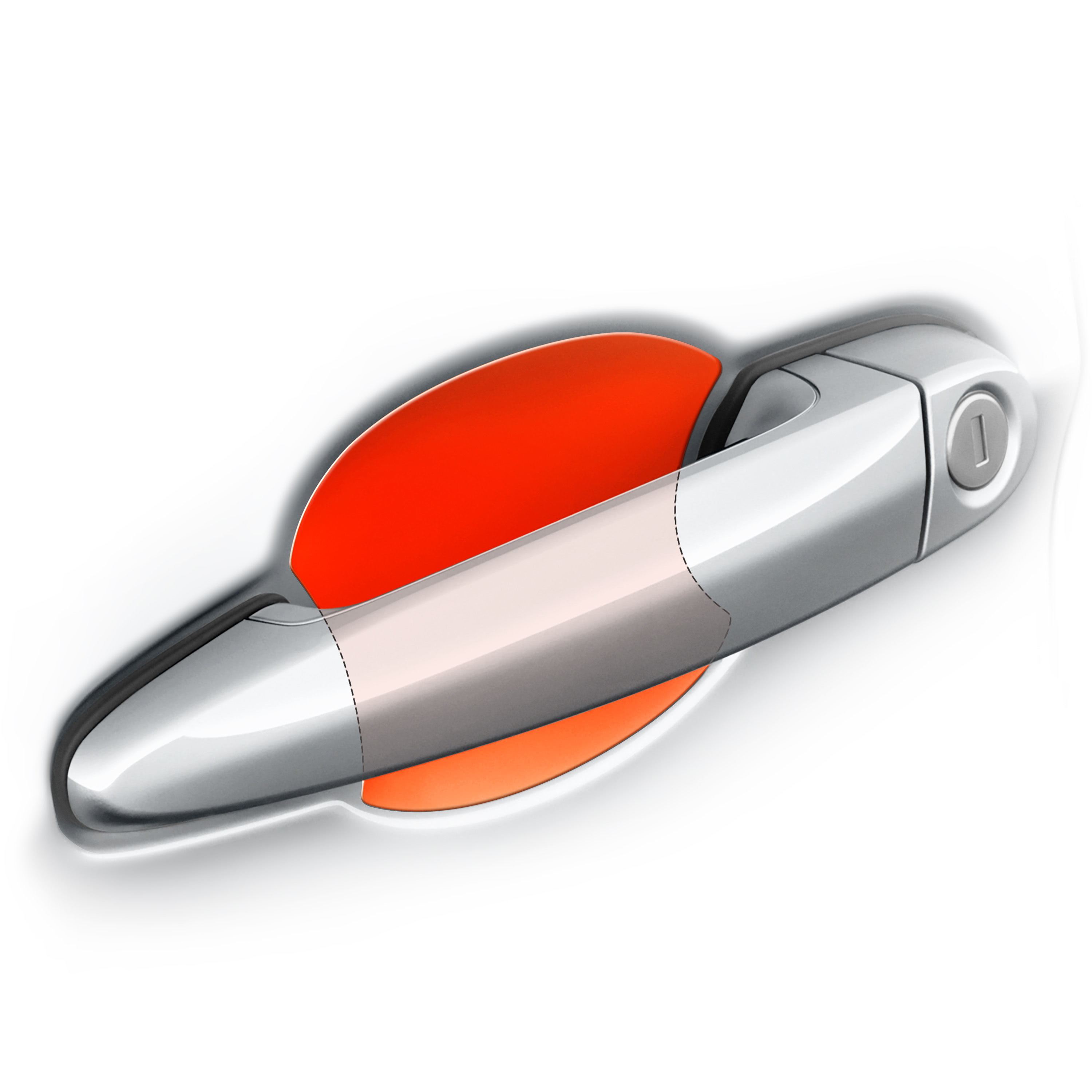 Auto Türgriffmulden Schutzfolie für Mercedes Benz E-Klasse Coupé C238 I 2017 - 2023 im 2er Set