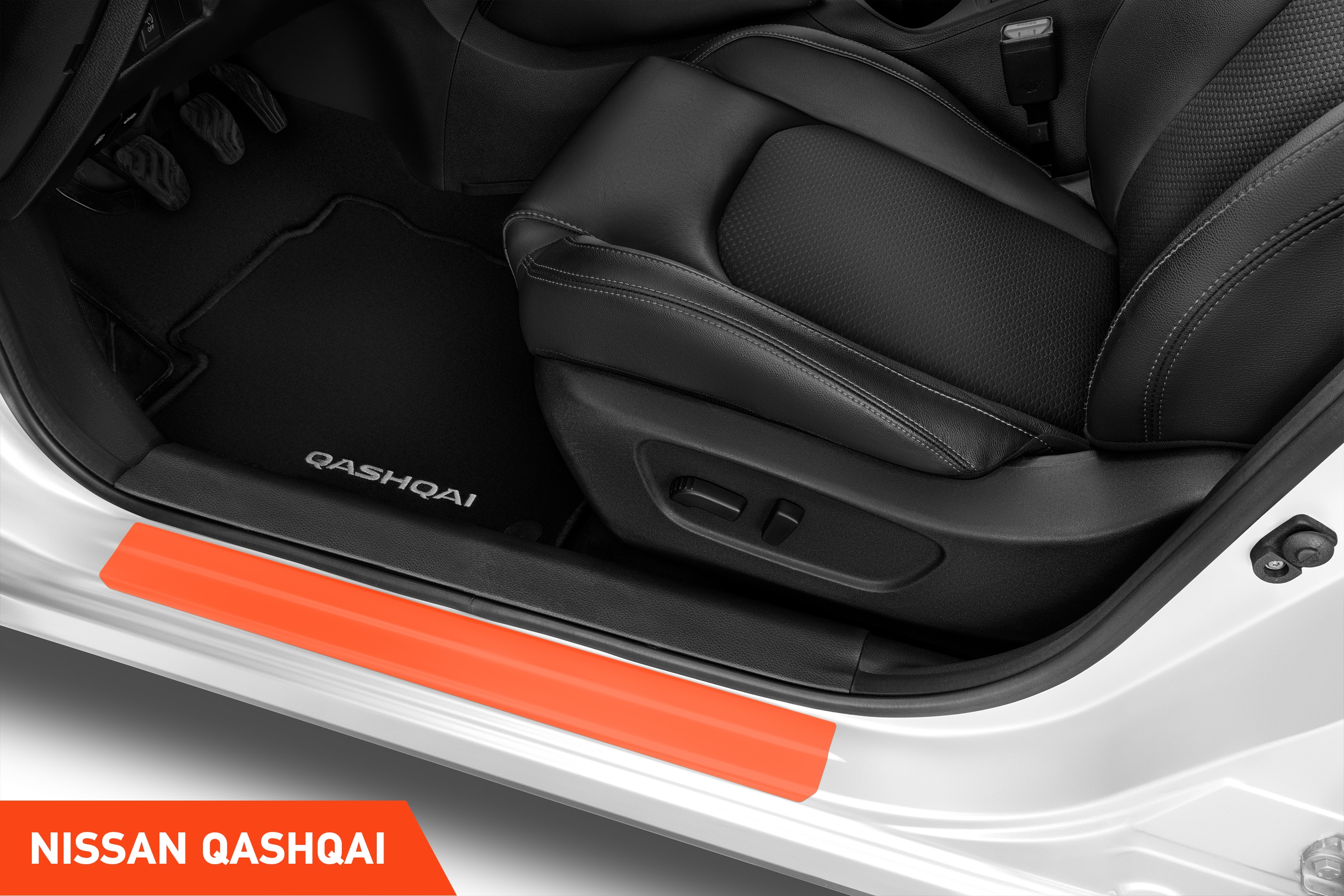 Einstiegsleisten Schutz für Nissan Qashqai 2 (II) J11 I 2017 - 2021 im 4er Set