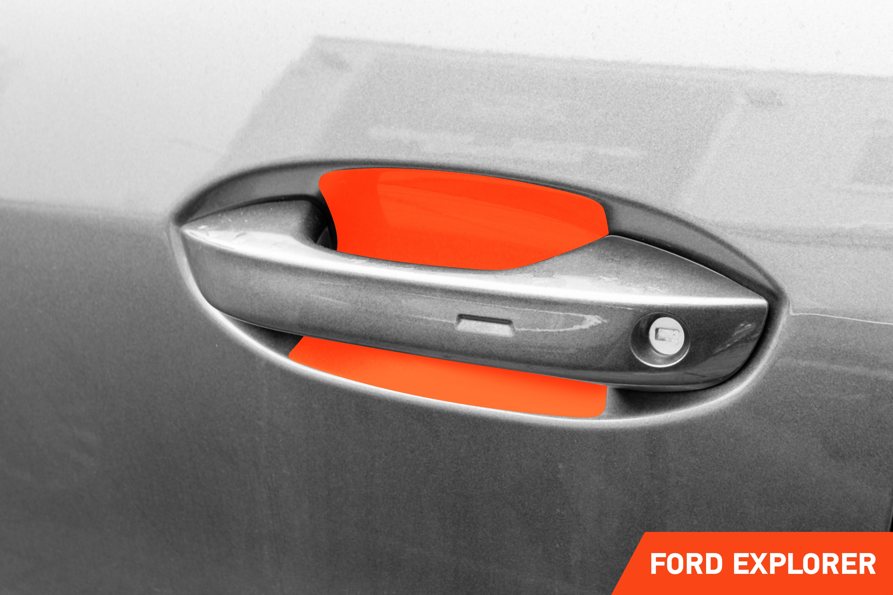Auto Türgriffmulden Schutzfolie für Ford Explorer CX740 I 2024 - 2025 im 4er Set