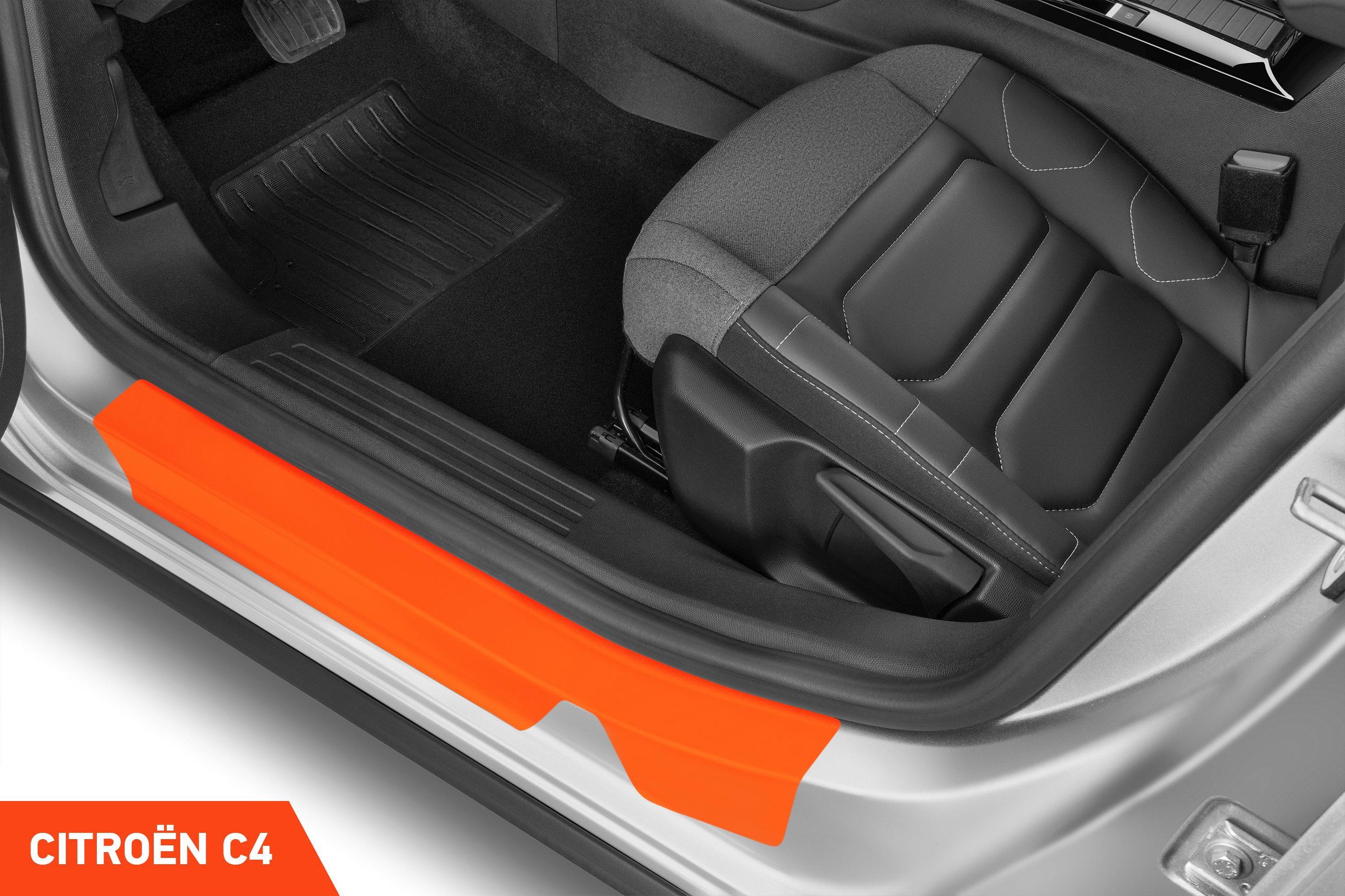 Einstiegsleisten Schutz für Citroën C4 3 (III) I 2020 - 2025 im 4er Set