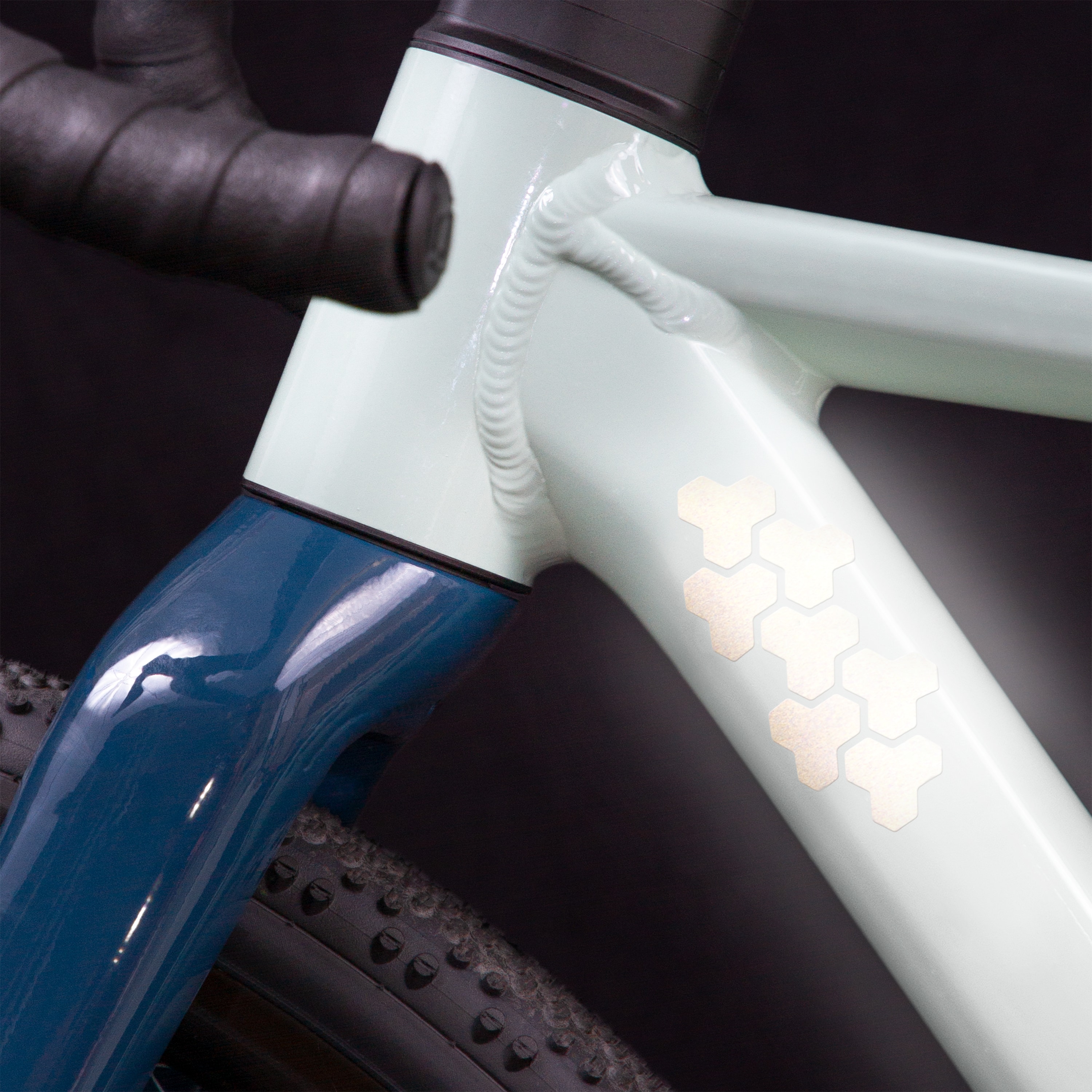 Reflektoren Sticker Set - Cybershell  - für Fahrrad Roller Kinderwagen