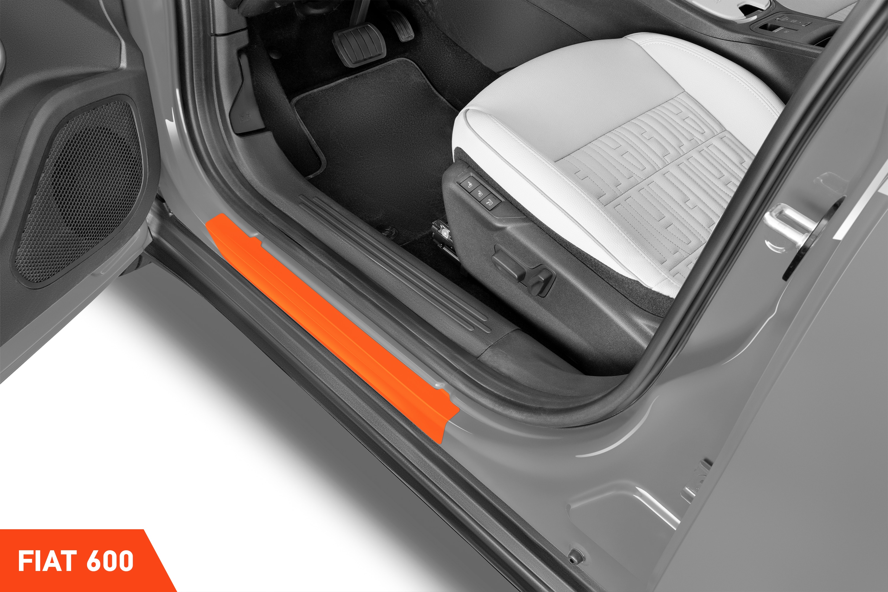 Einstiegsleisten Schutz für Fiat 600 364/365 I 2023 - 2025 im 4er Set