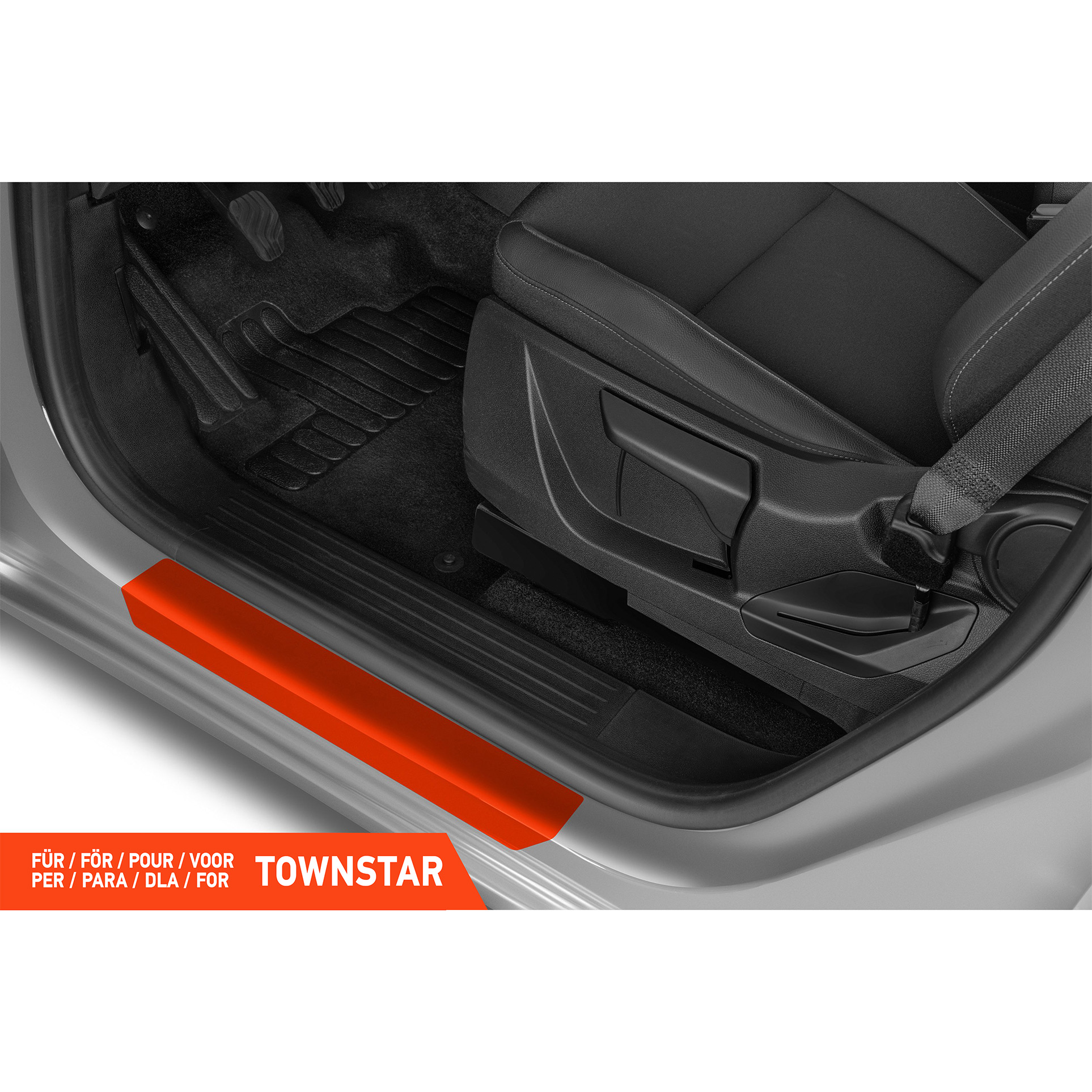 Einstiegsleisten Schutz für Nissan Townstar I 2022 - 2026 im 4er Set