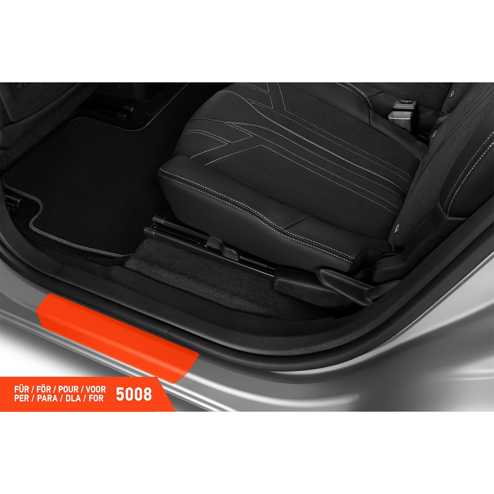 Einstiegsleisten Schutz für Peugeot 5008 2 (II) I 2017 - 2024 im 4er Set