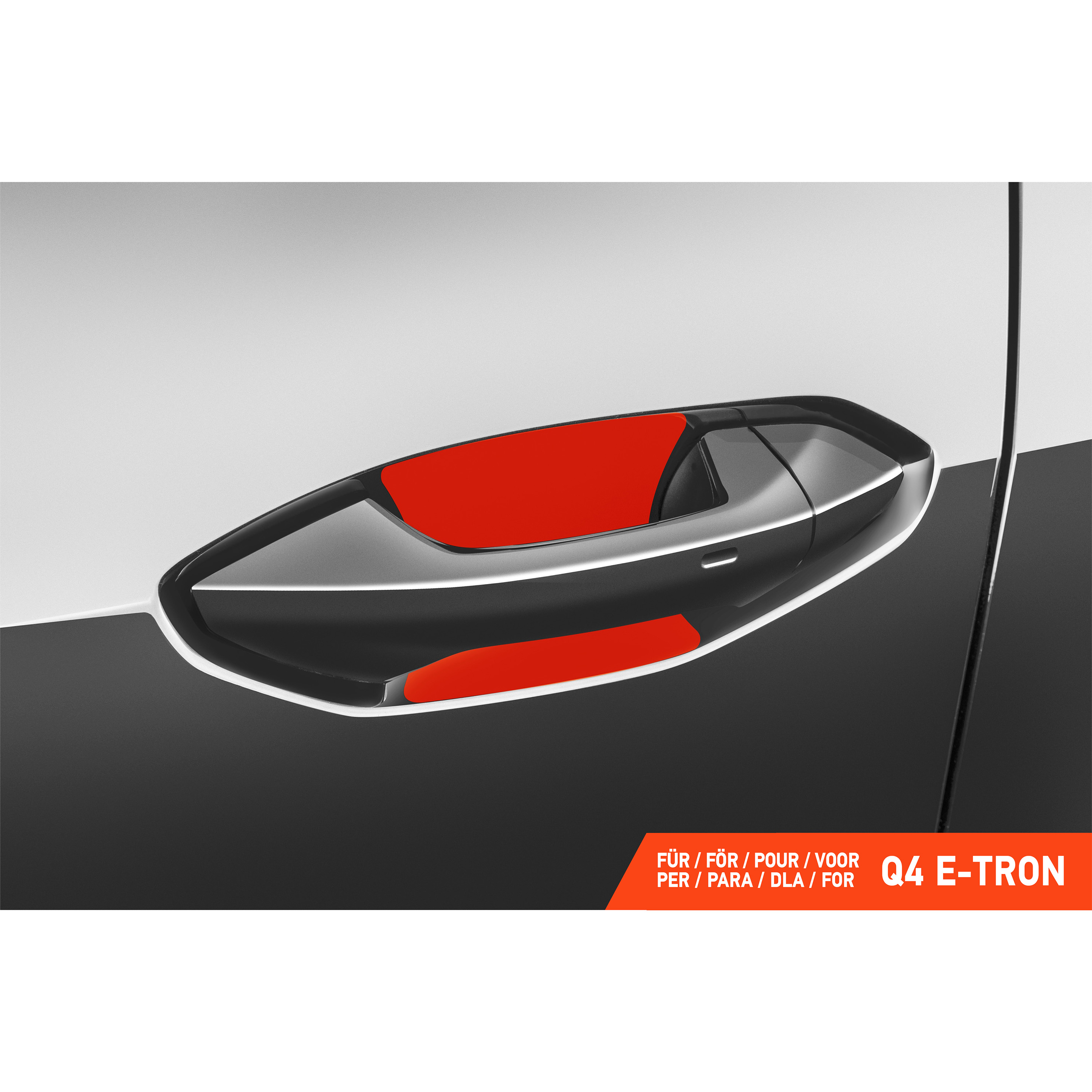 Auto Türgriffmulden Schutzfolie für Audi Q4 e-tron Sportback F4 I 2021 - 2026 im 4er Set