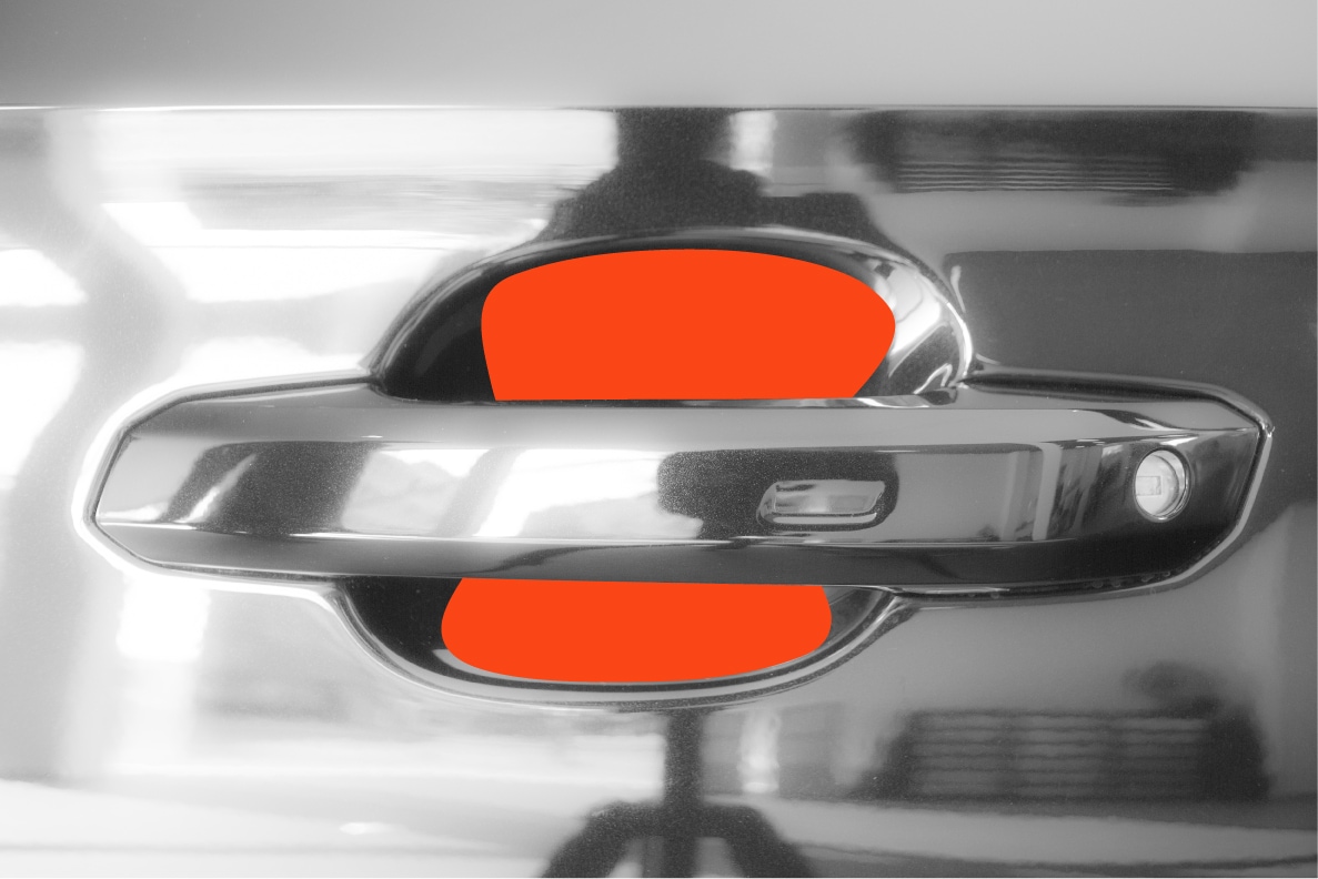 Auto Türgriffmulden Schutzfolie für Audi Q5 2 (II) FY I 2017 - 2025 im 4er Set