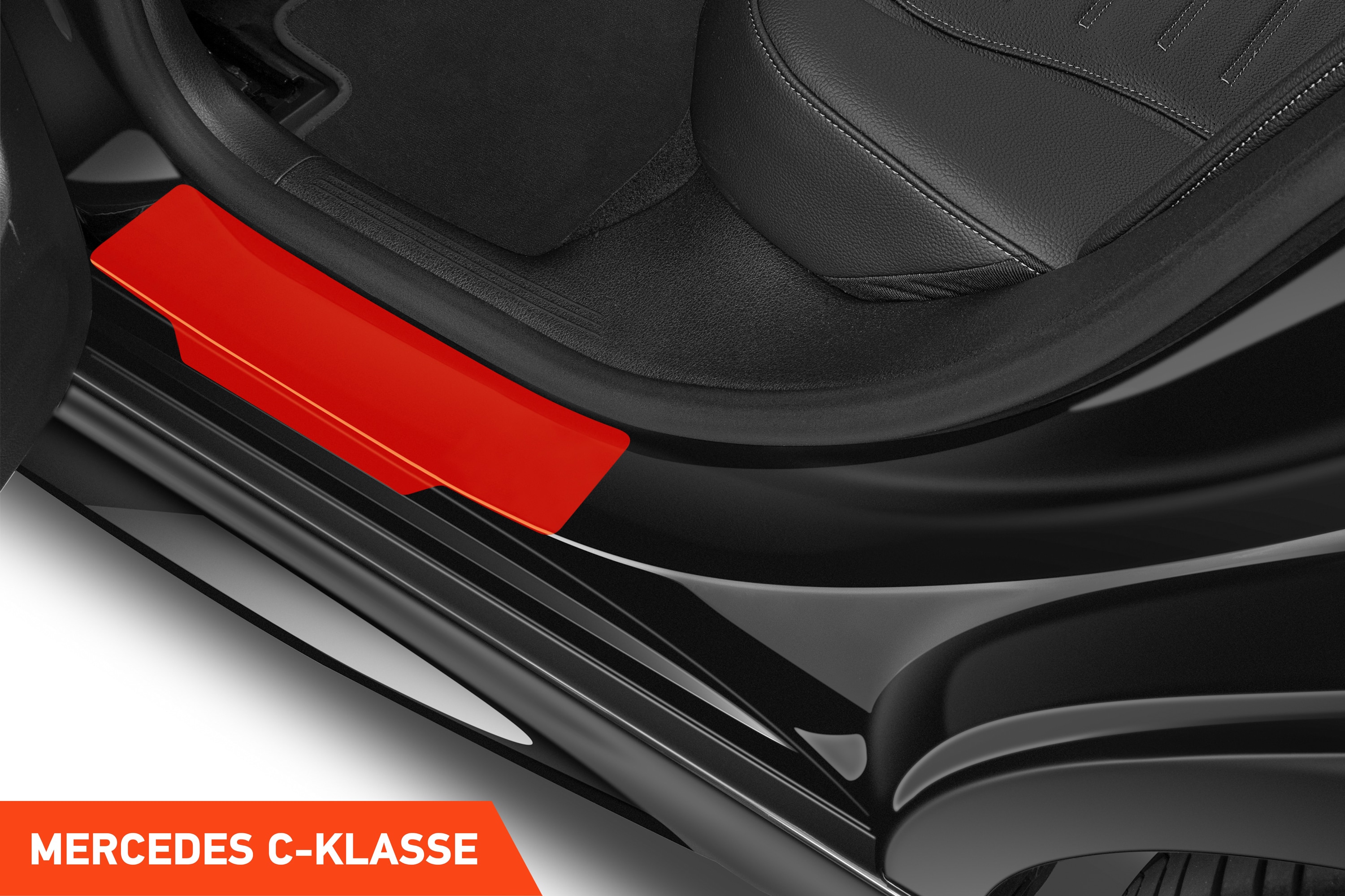 Einstiegsleisten Schutz für Mercedes Benz C-Klasse Limousine W206 I 2021 - 2025 im 4er Set