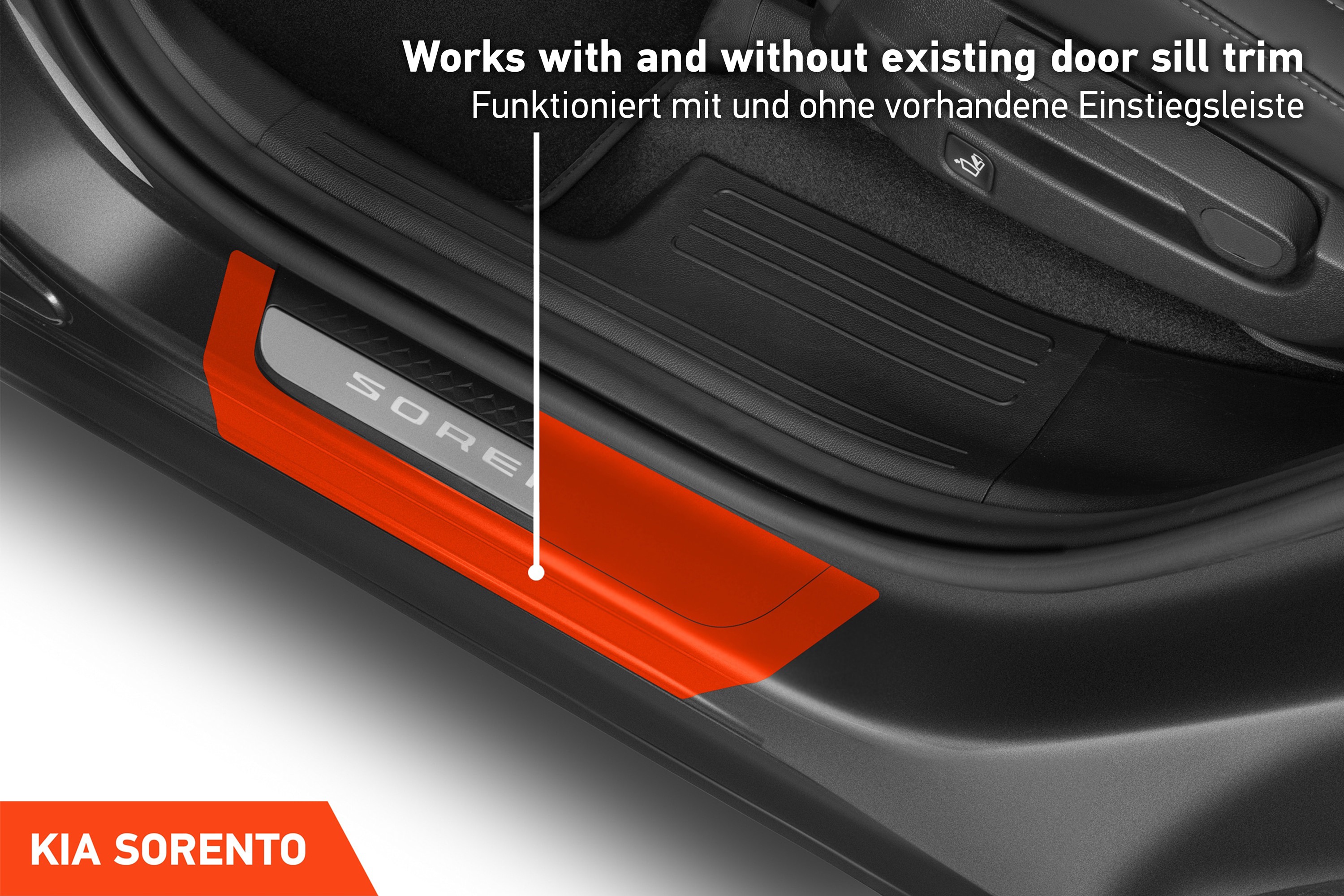 Einstiegsleisten Schutz für Kia Sorento 4 (IV) MQ4 I 2020 - 2025 im 4er Set