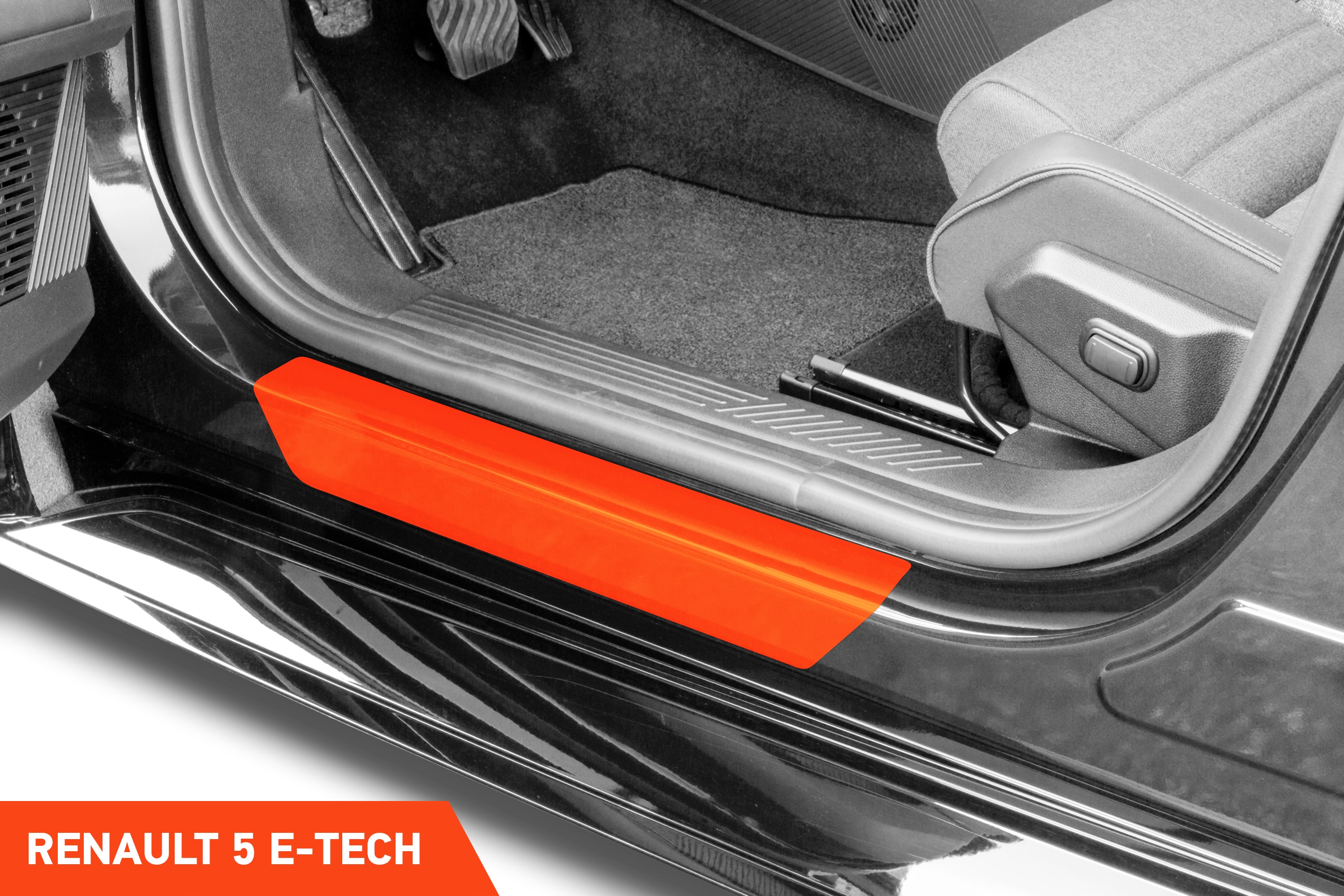 Einstiegsleisten Schutz für Renault 5 E-Tech I 2024 - 2025 im 4er Set