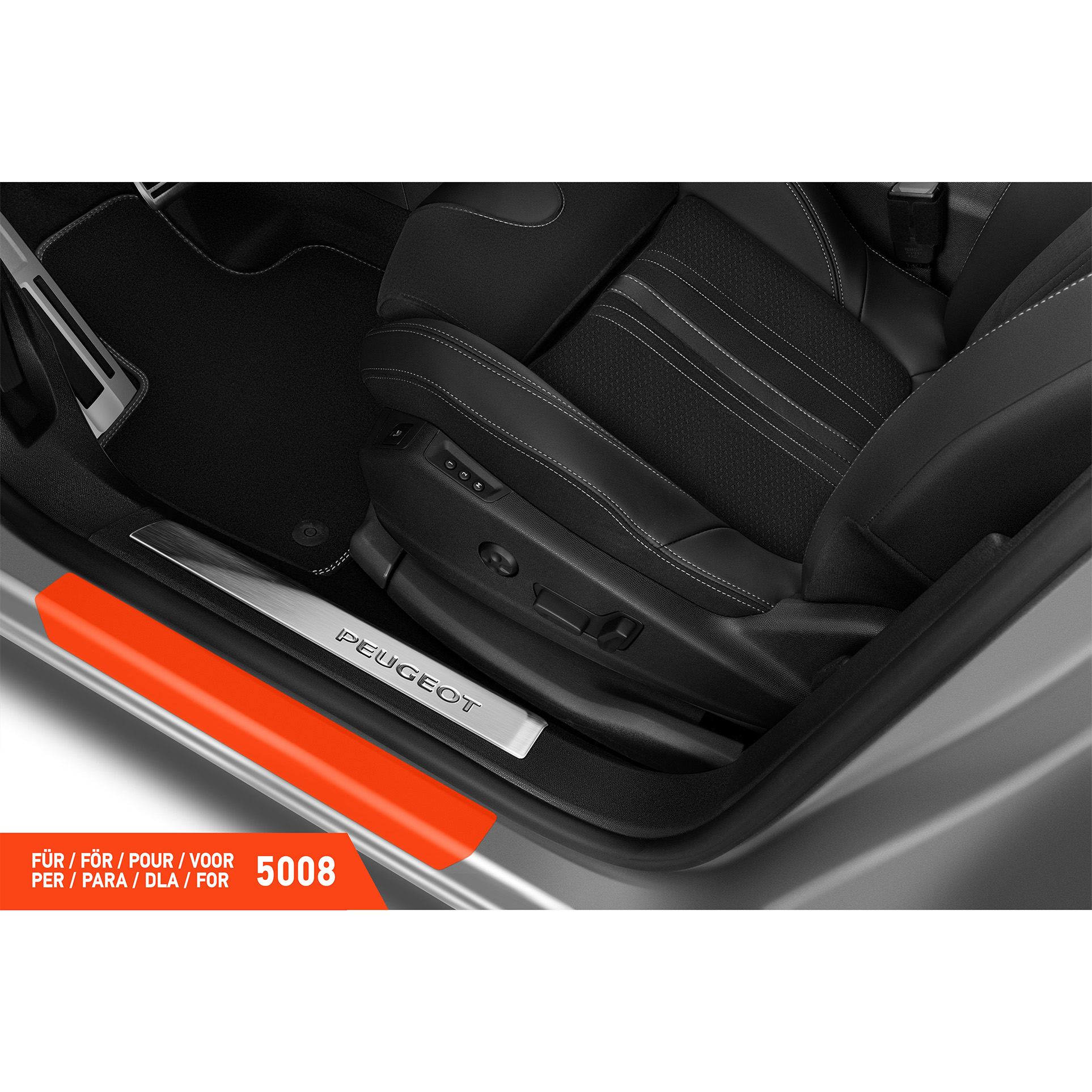 Einstiegsleisten Schutz für Peugeot 5008 2 (II) I 2017 - 2024 im 4er Set