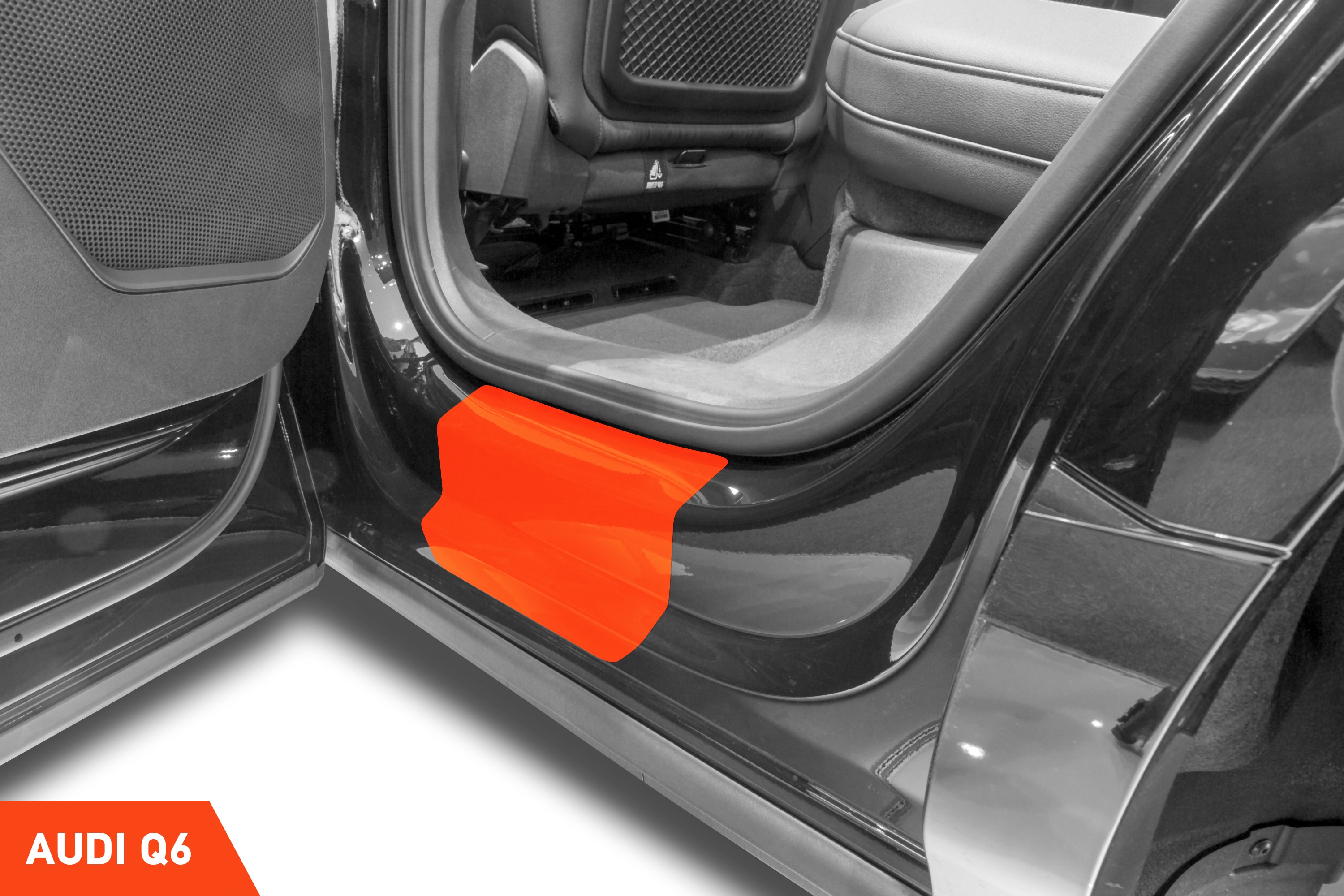 Einstiegsleisten Schutz für Audi Q6 Sportback e-tron GF I 2024 - 2025 im 4er Set