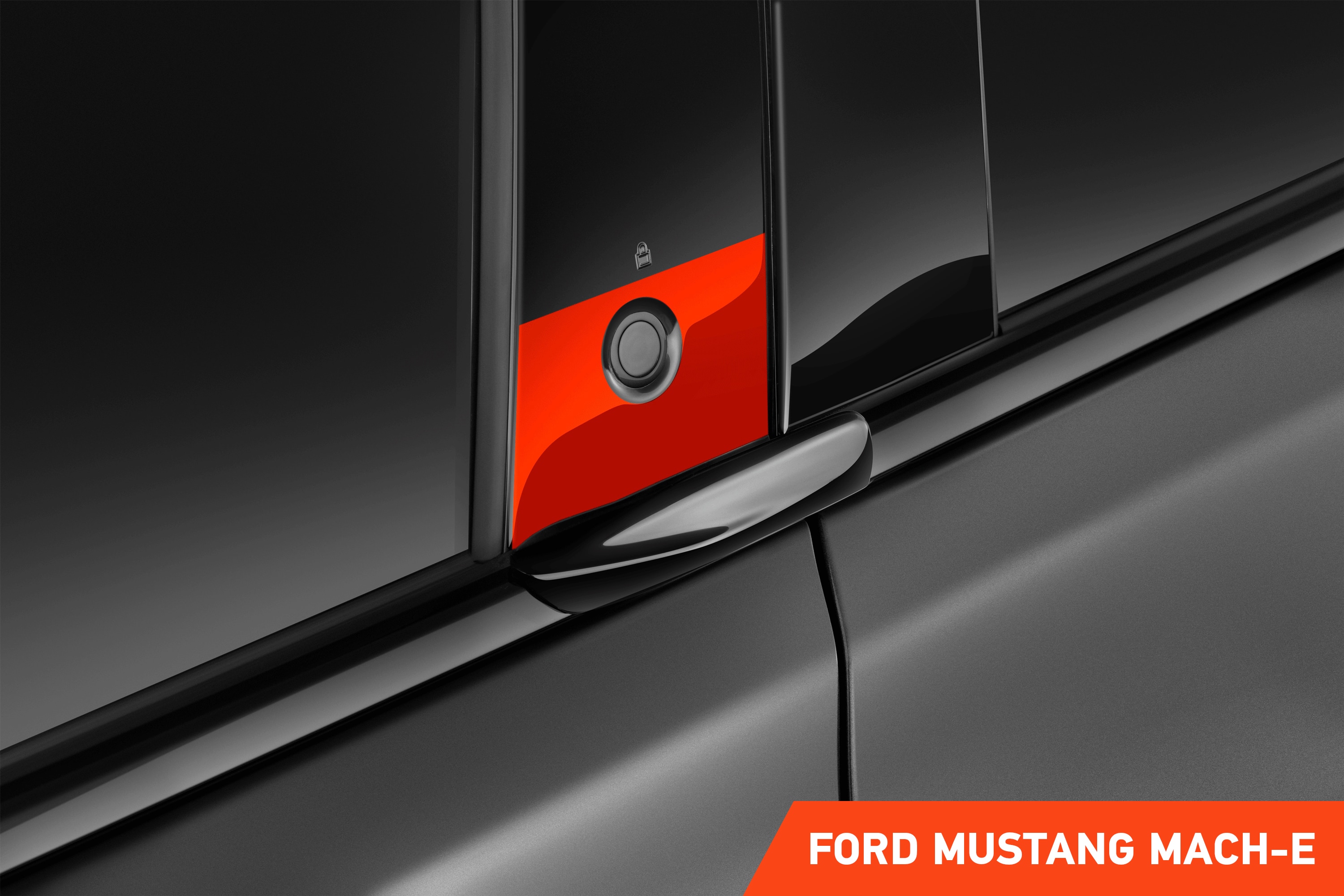 Auto Türgriffmulden Schutzfolie für Ford Mustang Mach-E I 2021 - 2025 im 4er Set