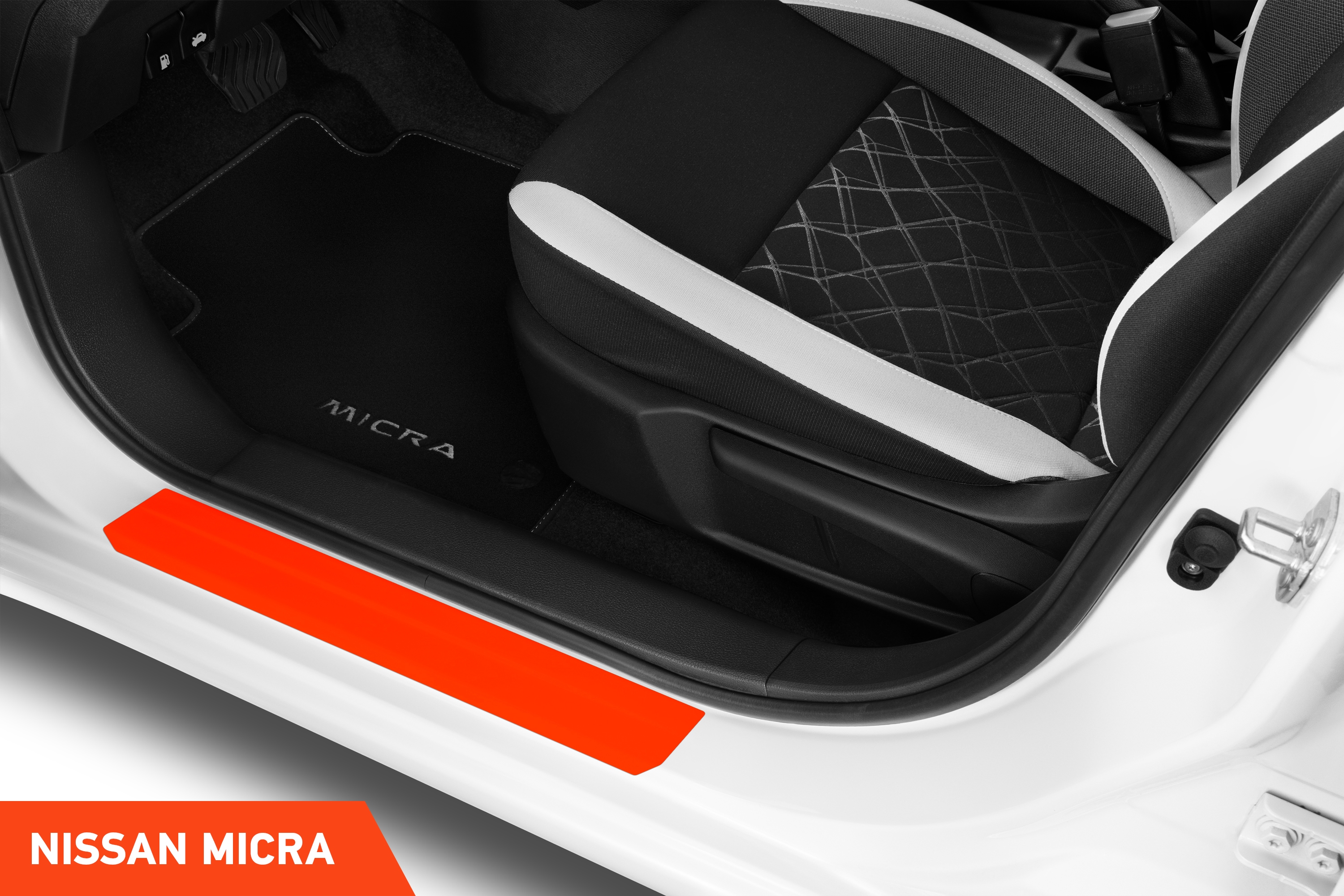 Einstiegsleisten Schutz für Nissan Micra 5 (V) K14 I 2017 - 2023 im 4er Set