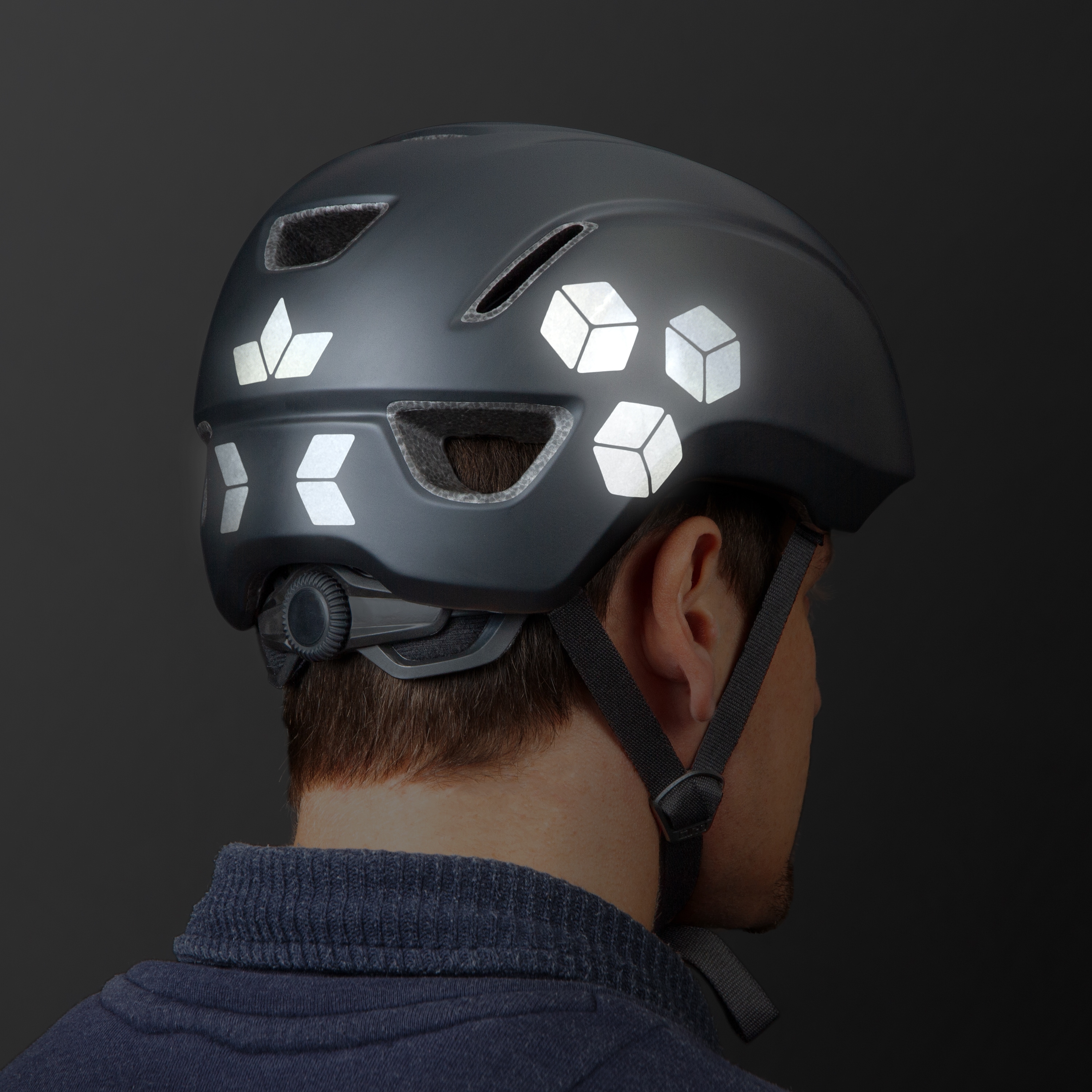 Reflektoren Sticker Set - Rauten klein  - für Fahrrad Roller Kinderwagen