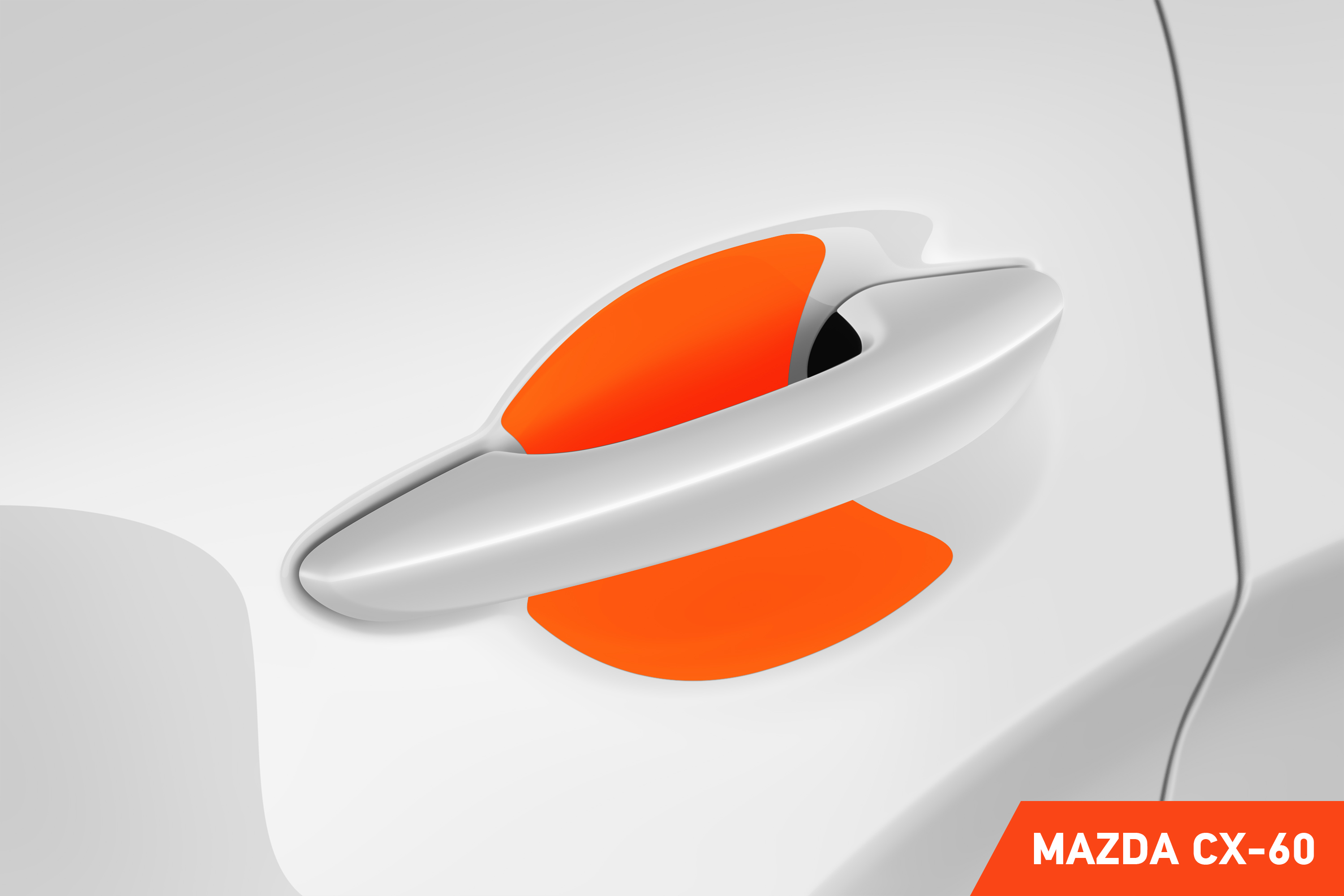 Auto Türgriffmulden Schutzfolie für Mazda CX-60 I 2022 - 2025 im 4er Set