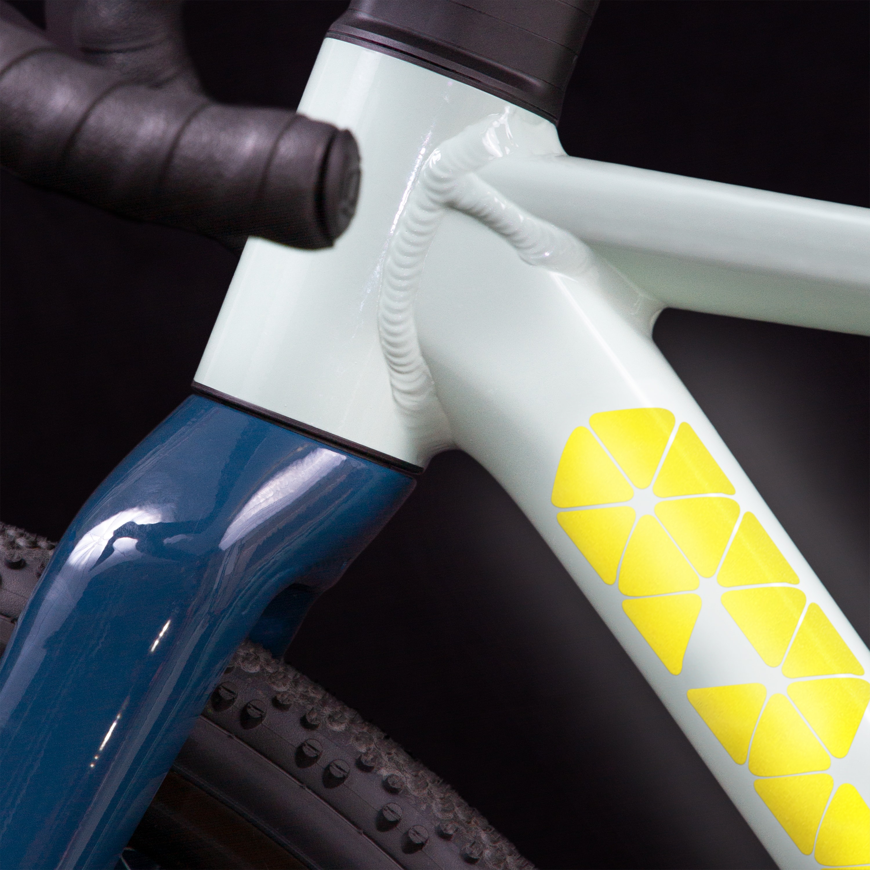 Reflektoren Sticker Set - Dreiecke klein  - für Fahrrad Roller Kinderwagen