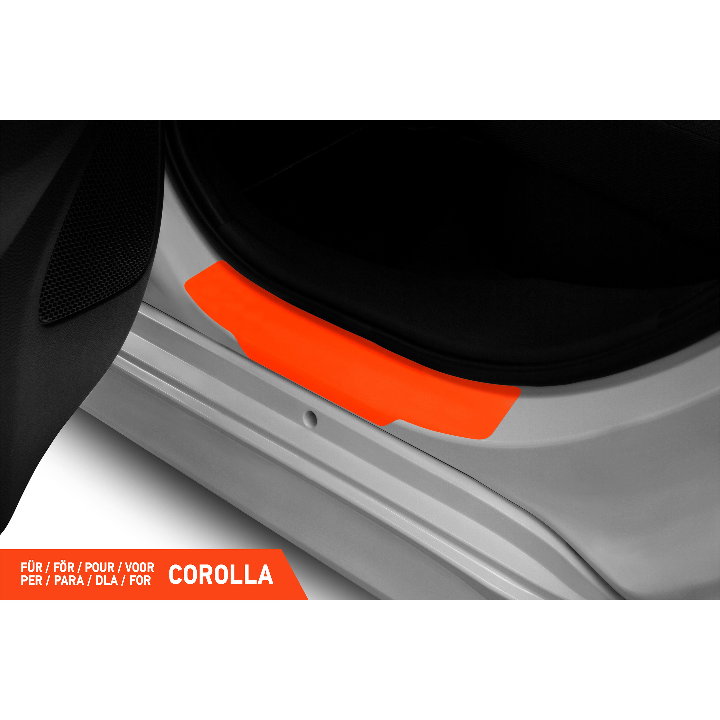 Einstiegsleisten Schutz für Toyota Corolla Touring Sports 12 (XII) E210 I 2018 - 2026 im 4er Set