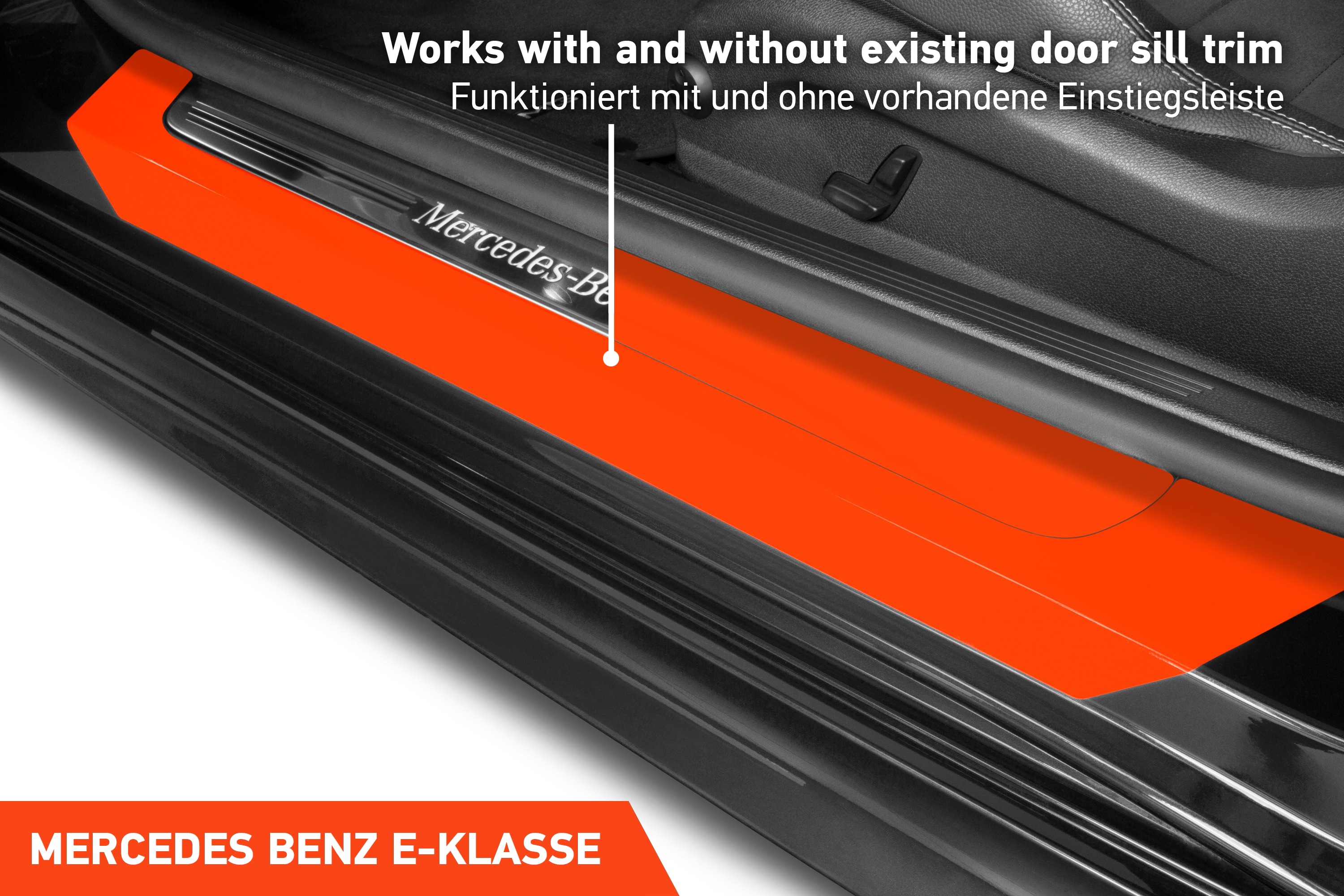 Einstiegsleisten Schutz für Mercedes Benz E-Klasse Cabrio A238 I 2017 - 2023 im 2er Set