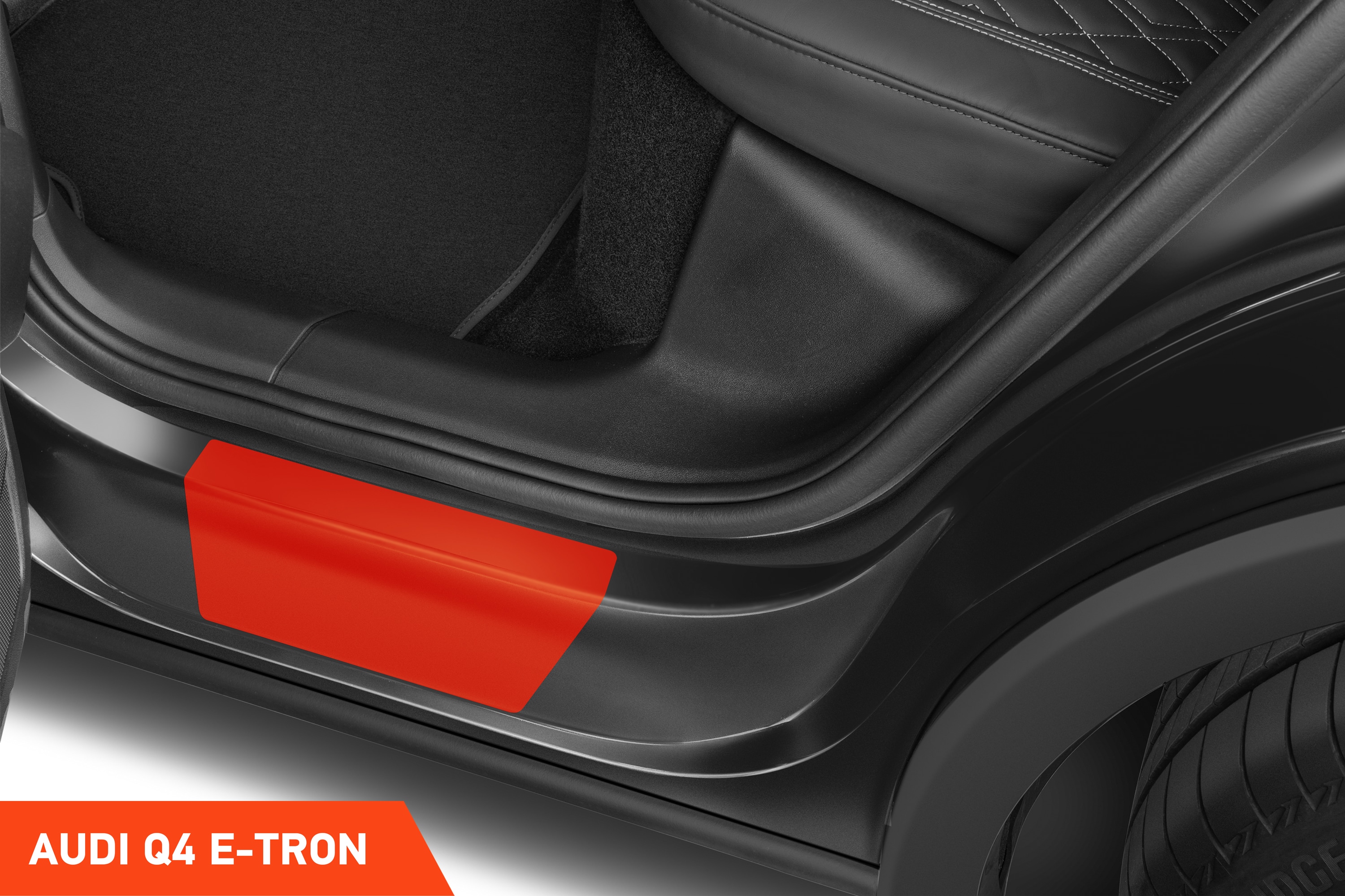 Einstiegsleisten Schutz für Audi Q4 e-tron F4 I 2021 - 2025 im 4er Set
