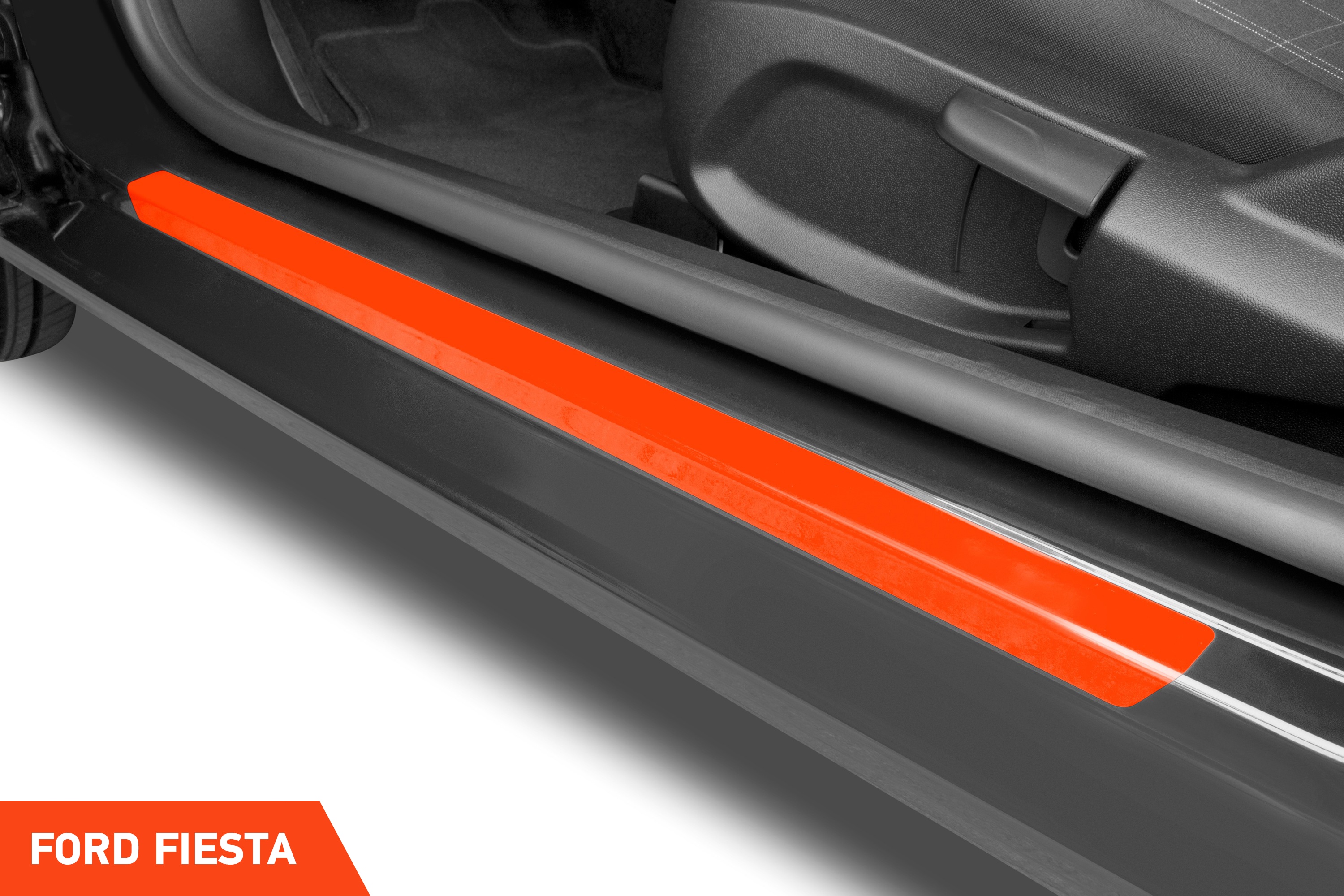 Einstiegsleisten Schutz für Ford Fiesta 3-Türer 8 (VIII) JH8 I 2017 - 2023 im 2er Set