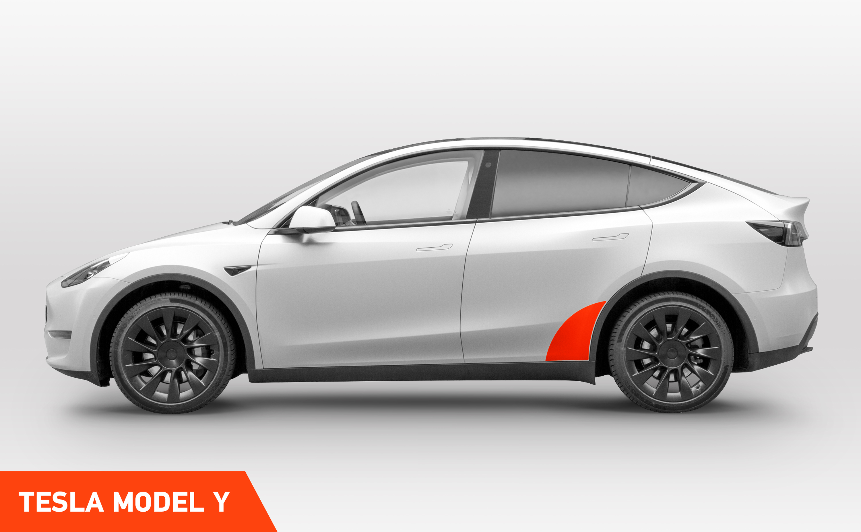 Radlaufschutzfolie Transparent für Tesla Model Y I 2020 - 2025
