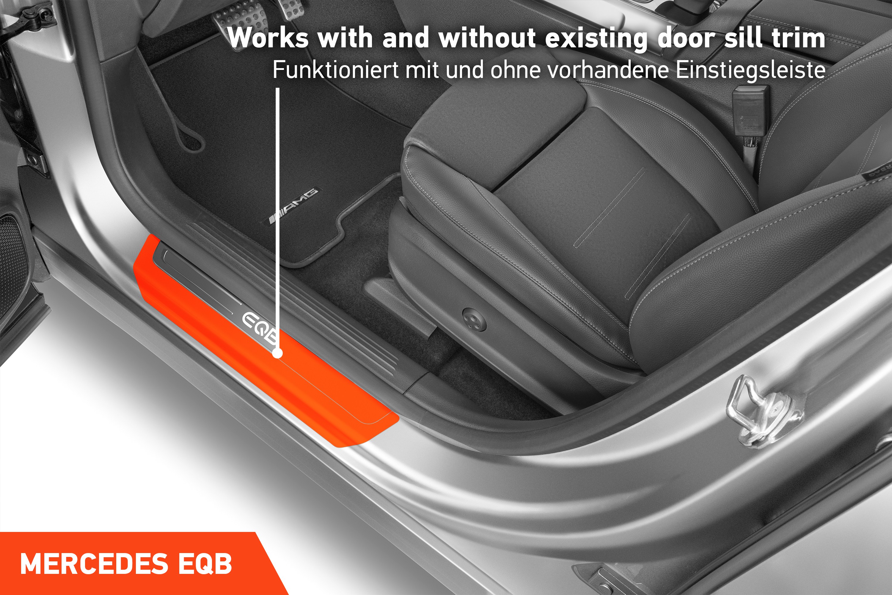 Einstiegsleisten Schutz für Mercedes Benz EQB X243 I 2021 - 2025 im 4er Set