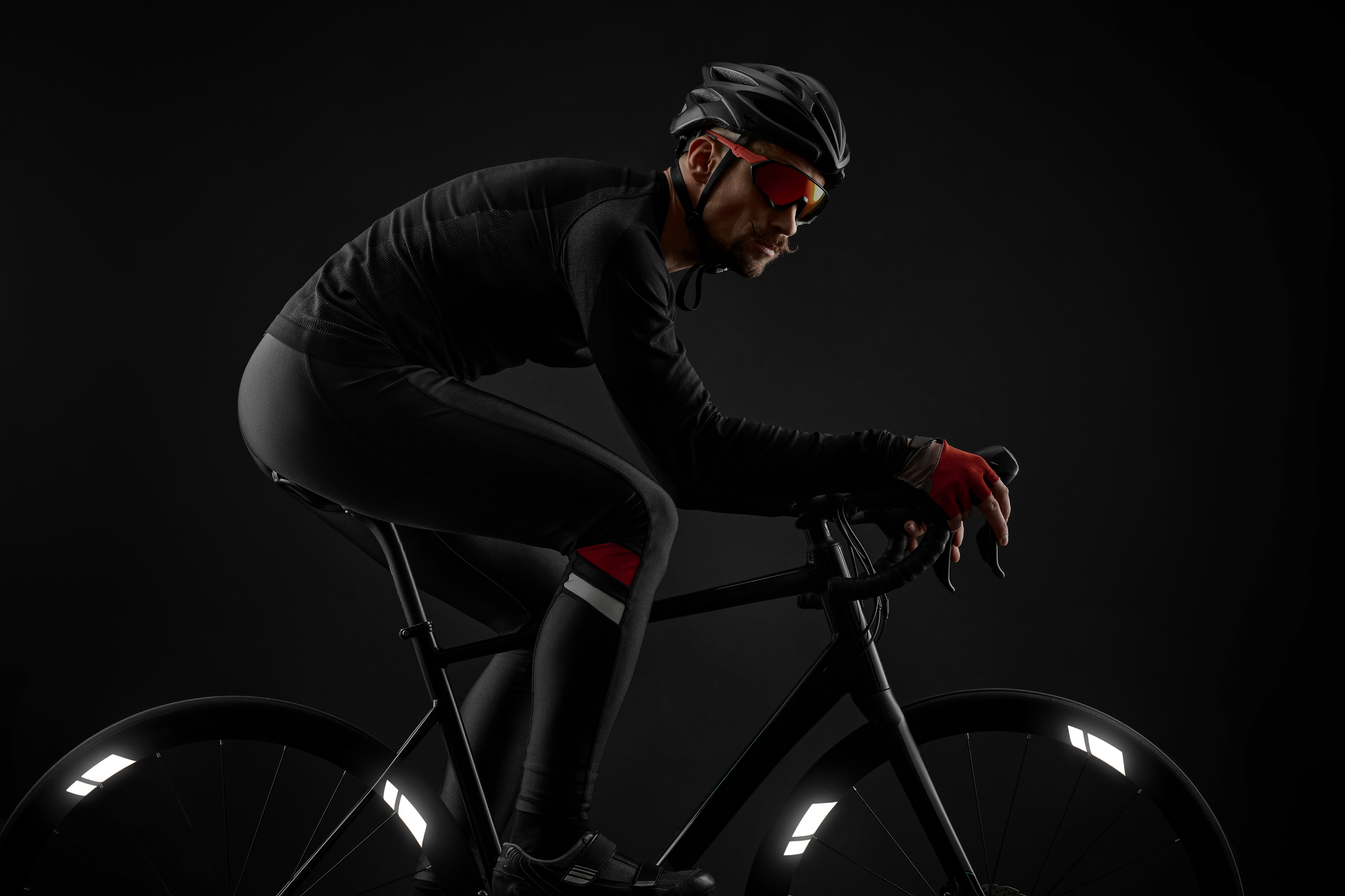 Fahrrad Felgen Reflektoren Sticker 12er Set