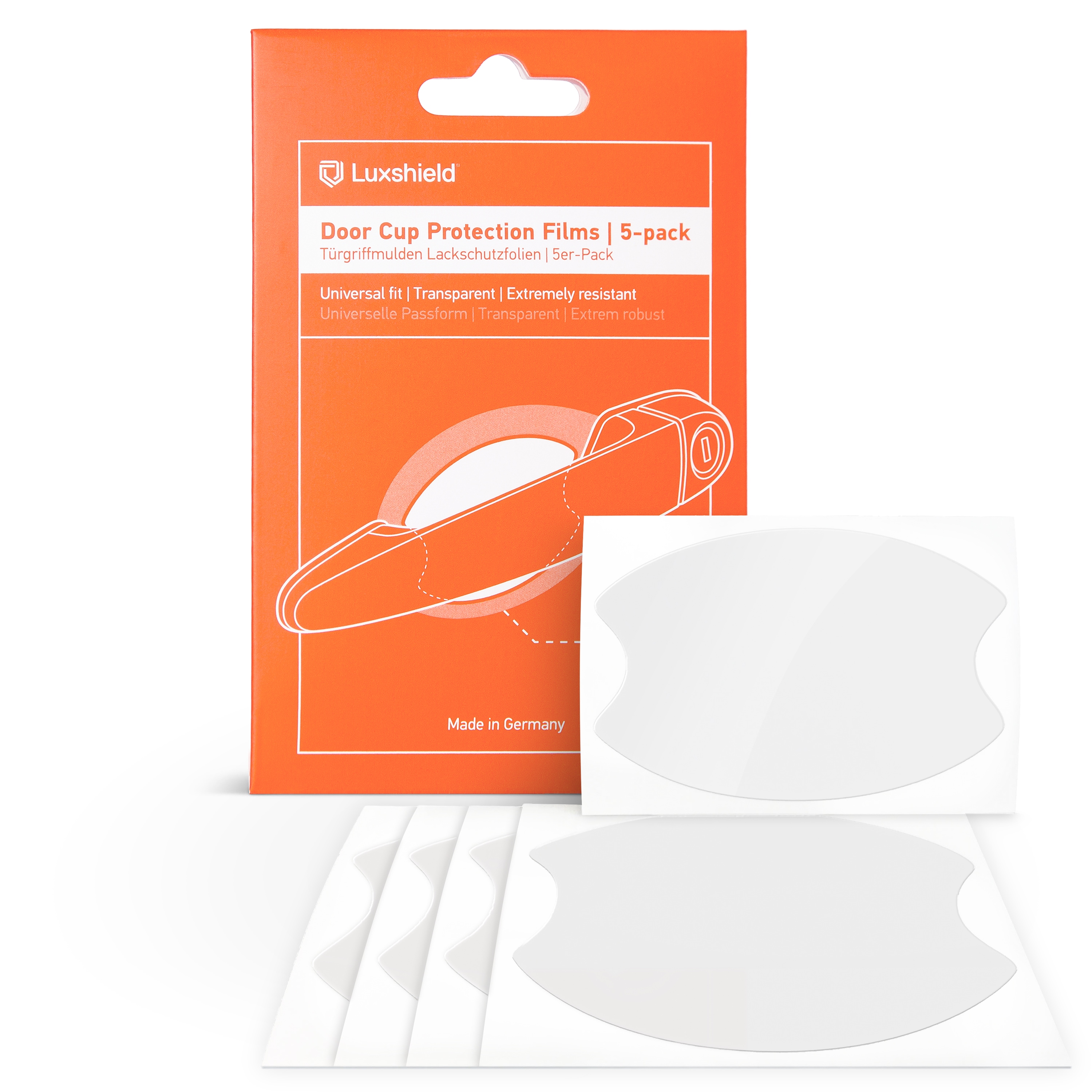 Auto Türgriffmulden Schutzfolie Universal im 5er Set