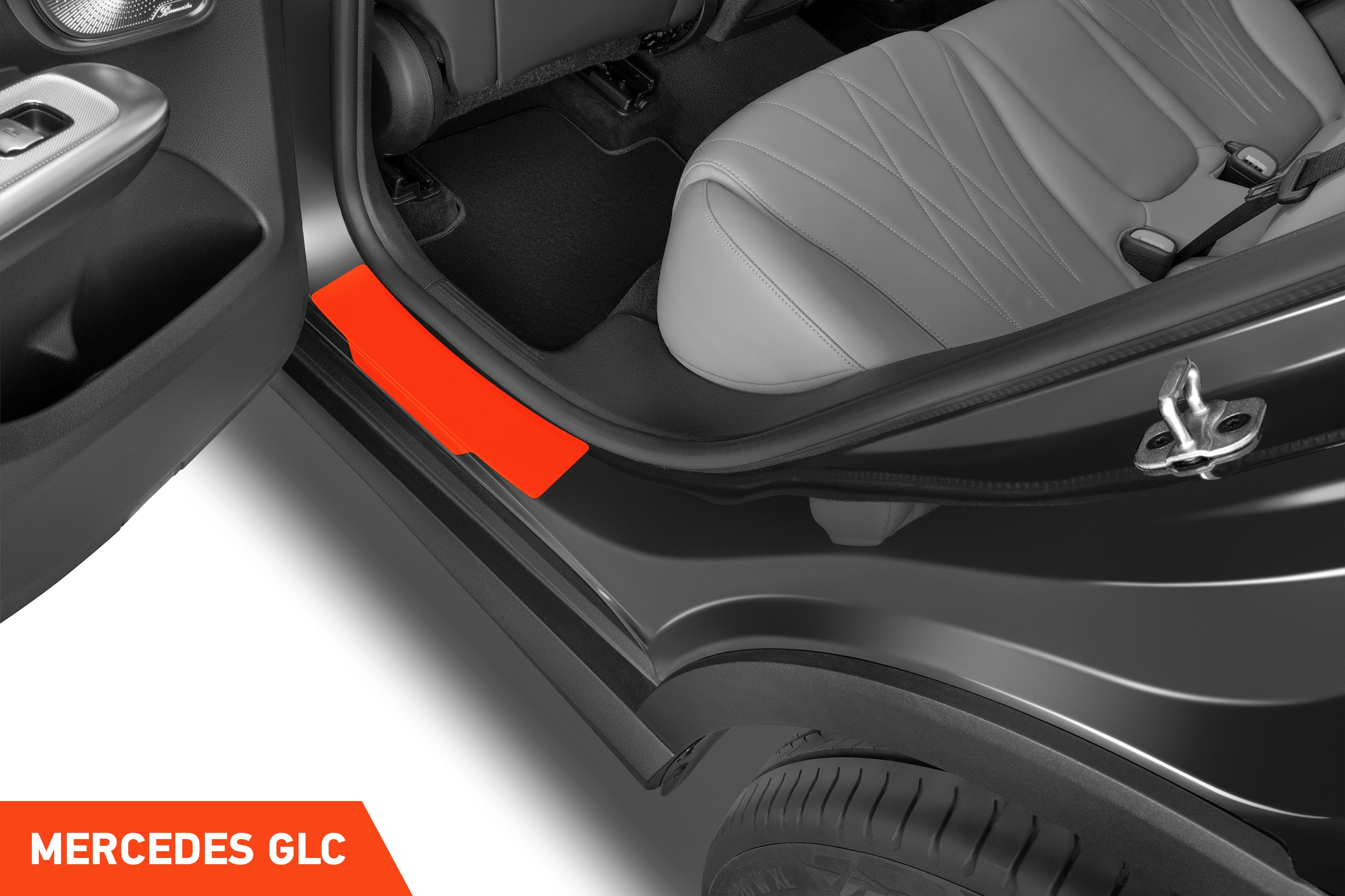 Einstiegsleisten Schutz für Mercedes Benz GLC 2 (II) X254 I 2022 - 2025 im 4er Set