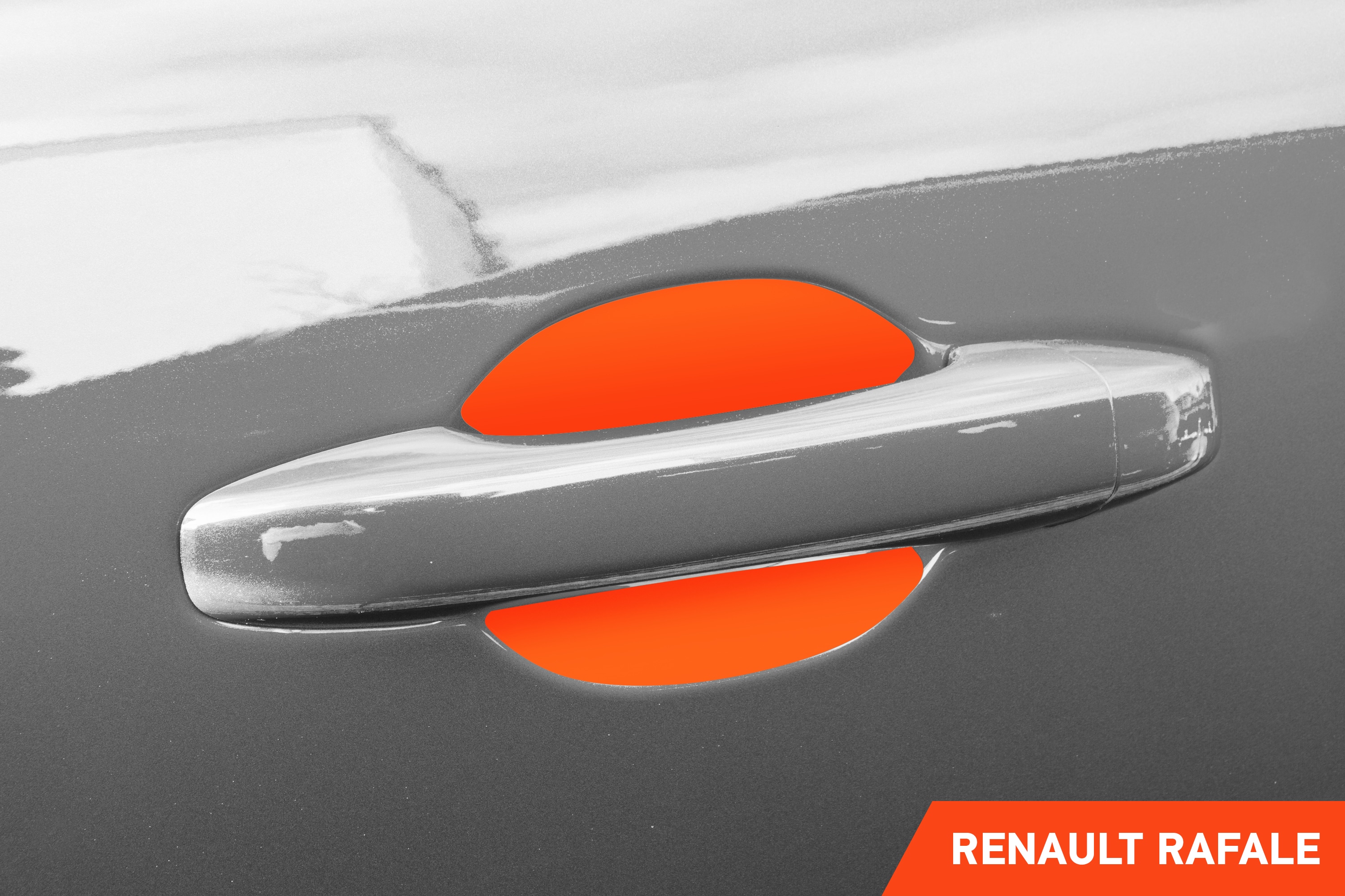 Auto Türgriffmulden Schutzfolie für Renault Rafale I 2024 - 2025 im 4er Set