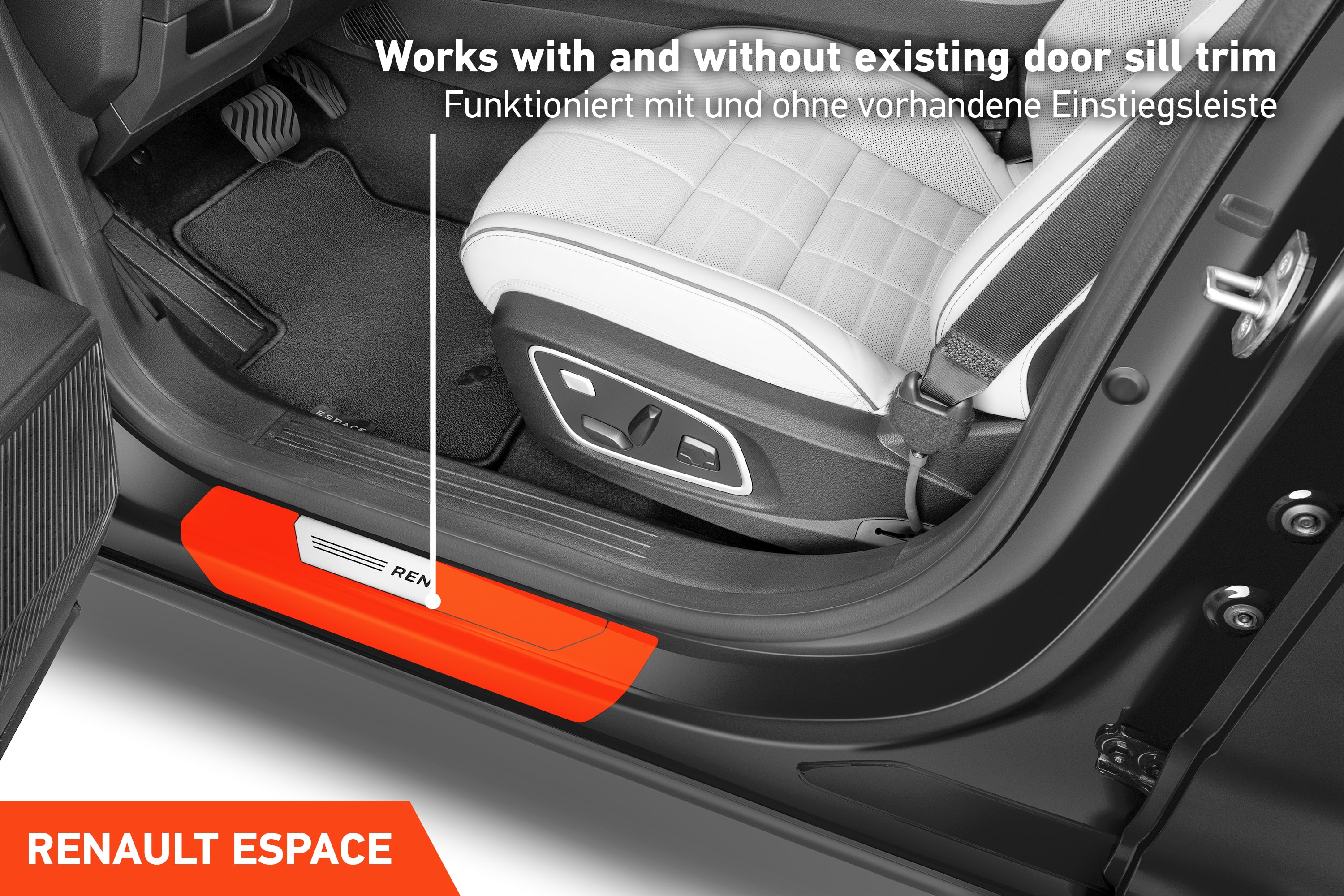 Einstiegsleisten Schutz für Renault Espace 6 (VI) I 2023 - 2025 im 4er Set