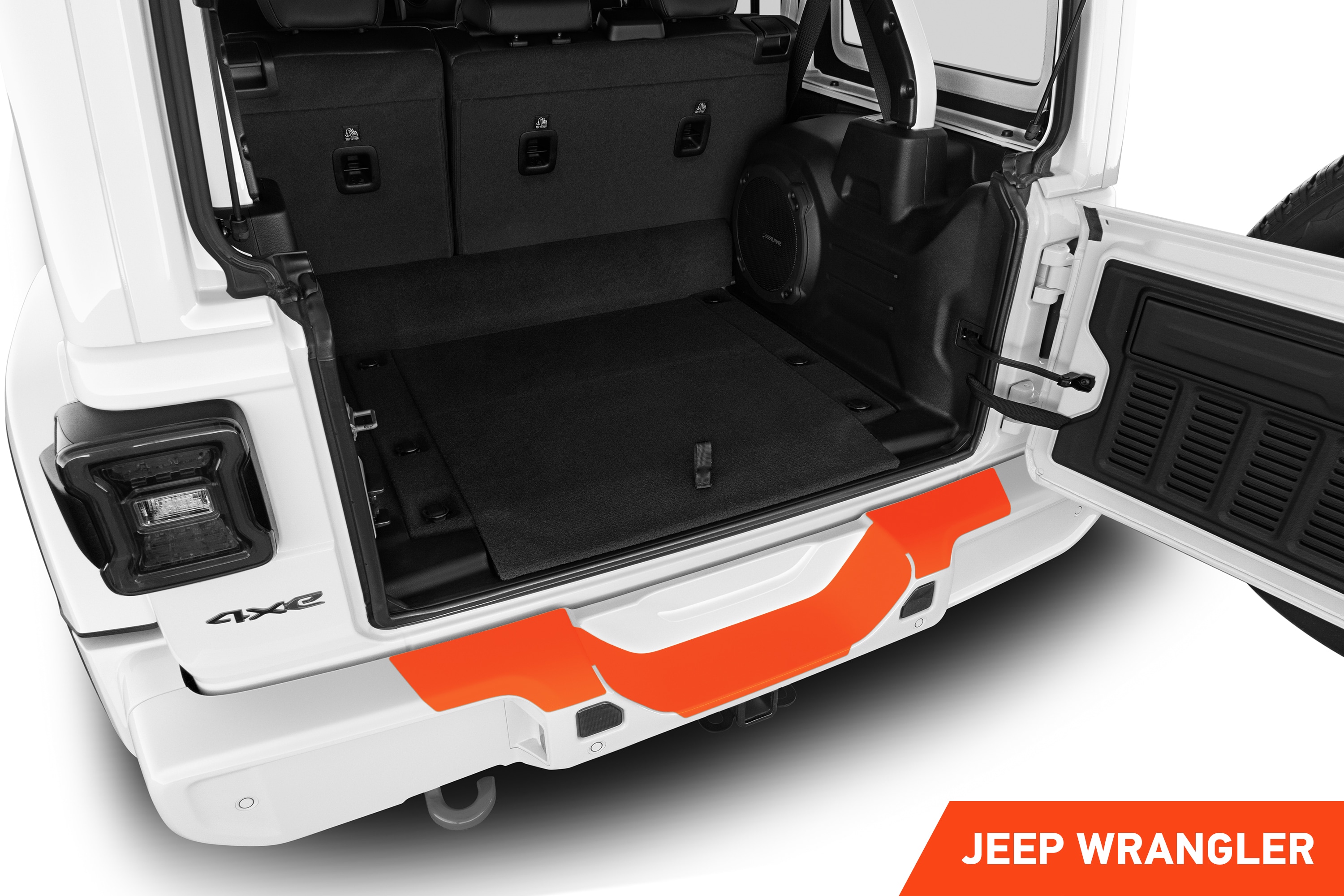 Ladekantenschutz für Jeep Wrangler Unlimited 4 (IV) JL I 2018 - 2025