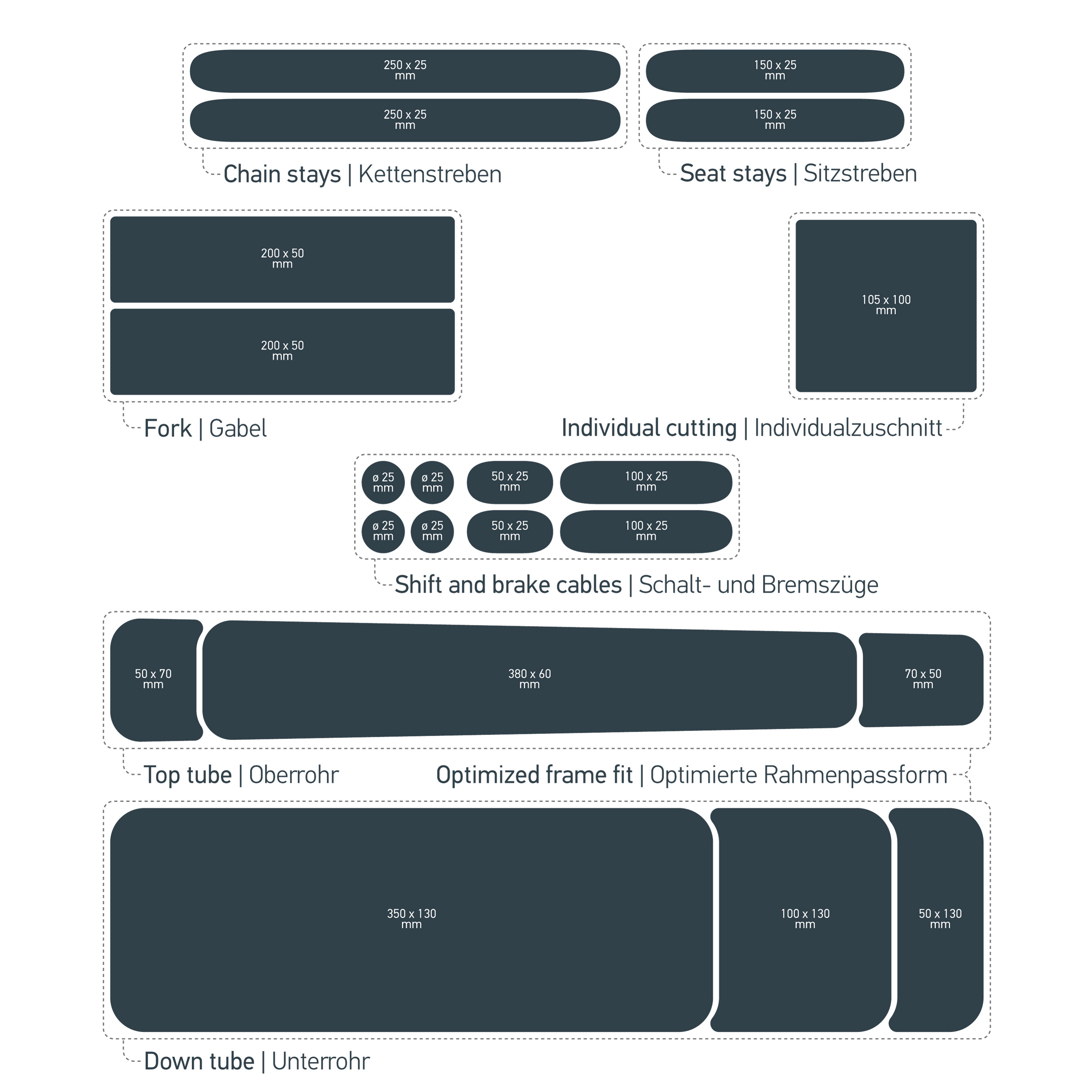 Fahrrad Lackschutzfolie E Bike Universal