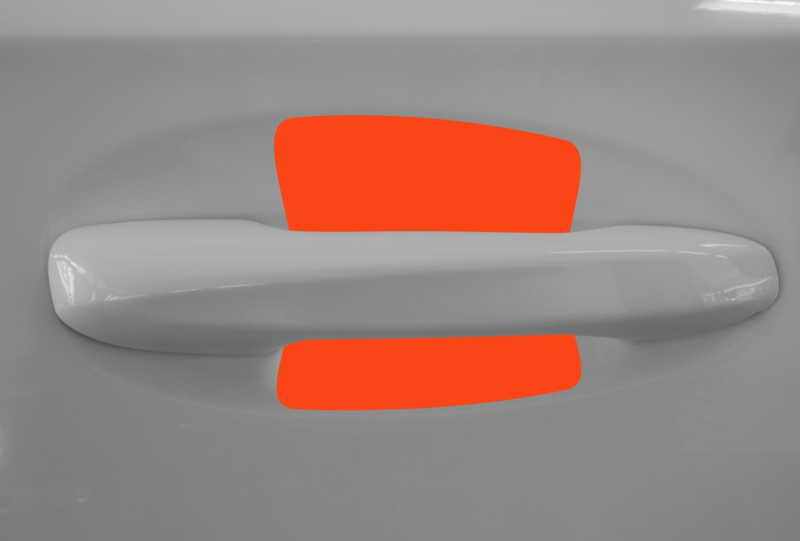 Auto Türgriffmulden Schutzfolie für Mercedes Benz A-Klasse Limousine 4 (IV) V177 AMG I 2019 - 2025 im 4er Set