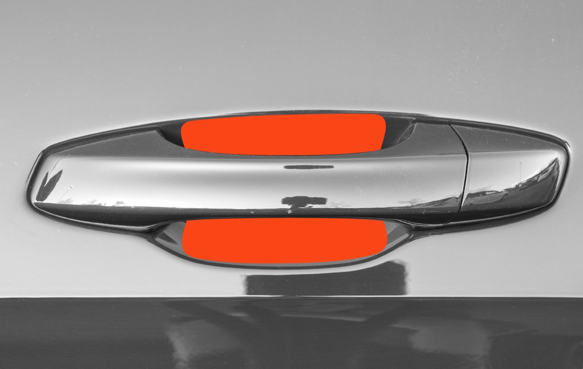 Auto Türgriffmulden Schutzfolie für Skoda Octavia Limousine 3 (III) 5E I 2012 - 2020 im 4er Set