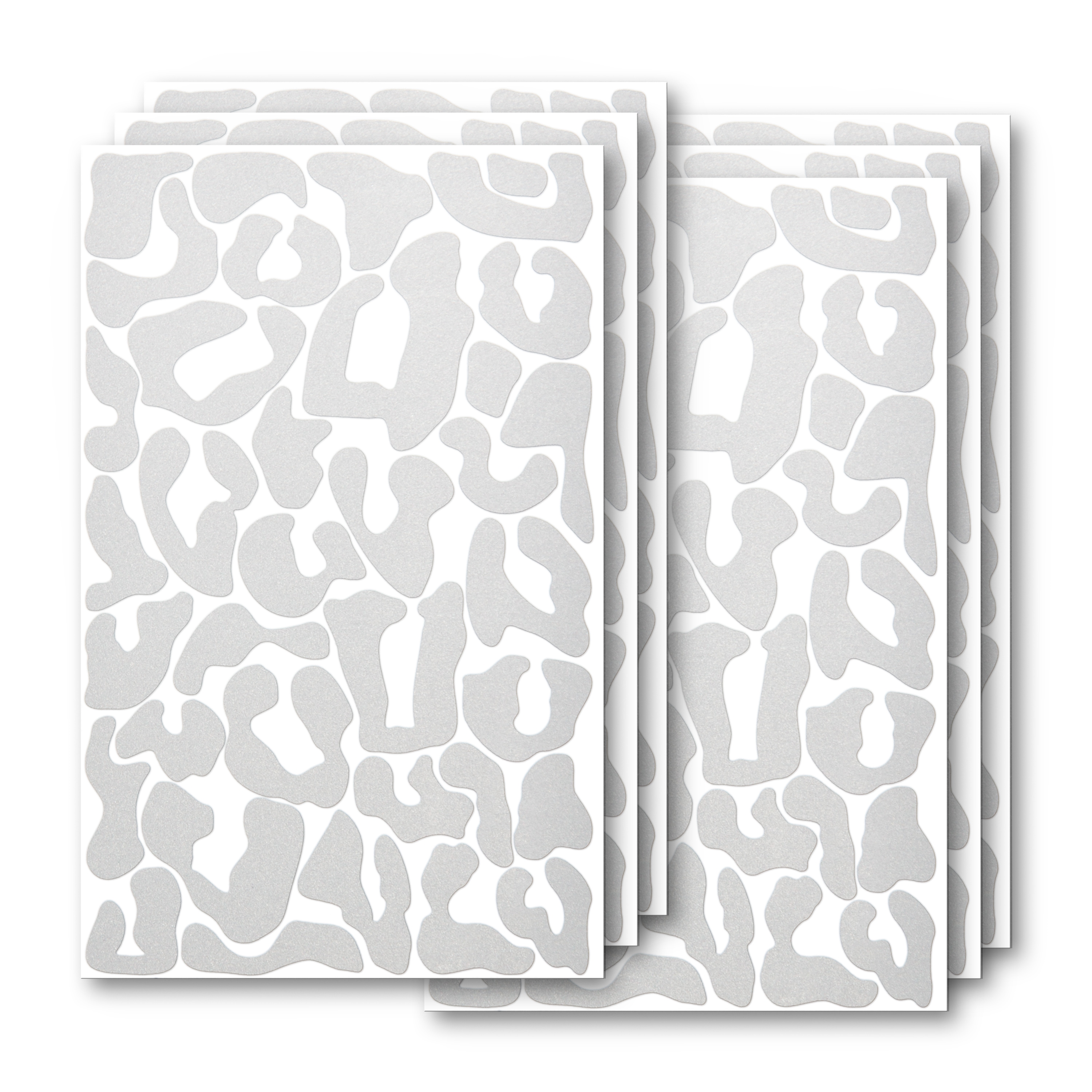 Reflektoren Sticker Set - Leopard  - für Fahrrad Roller Kinderwagen