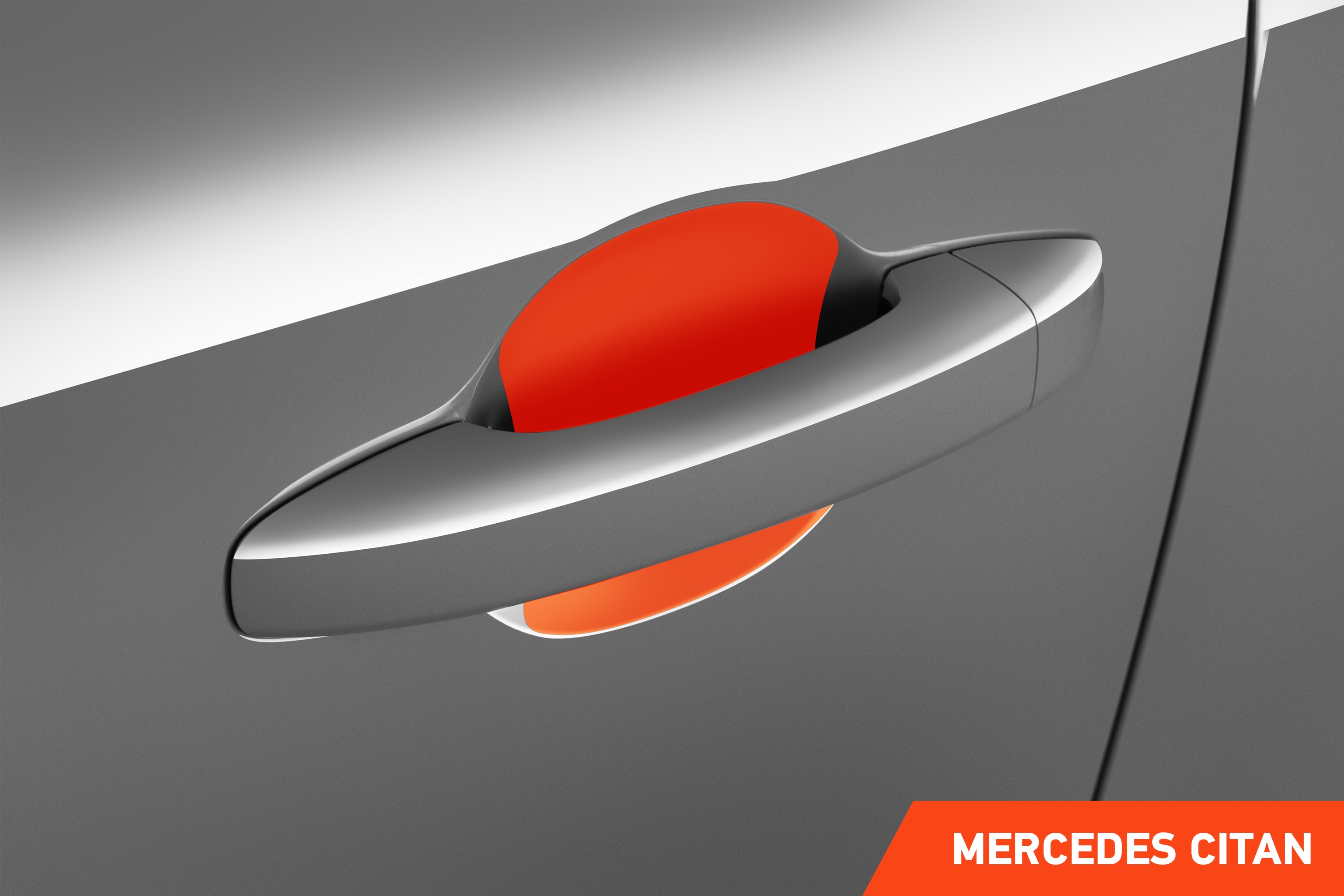 Auto Türgriffmulden Schutzfolie für Mercedes Benz Citan W420 I 2021 - 2025 im 4er Set