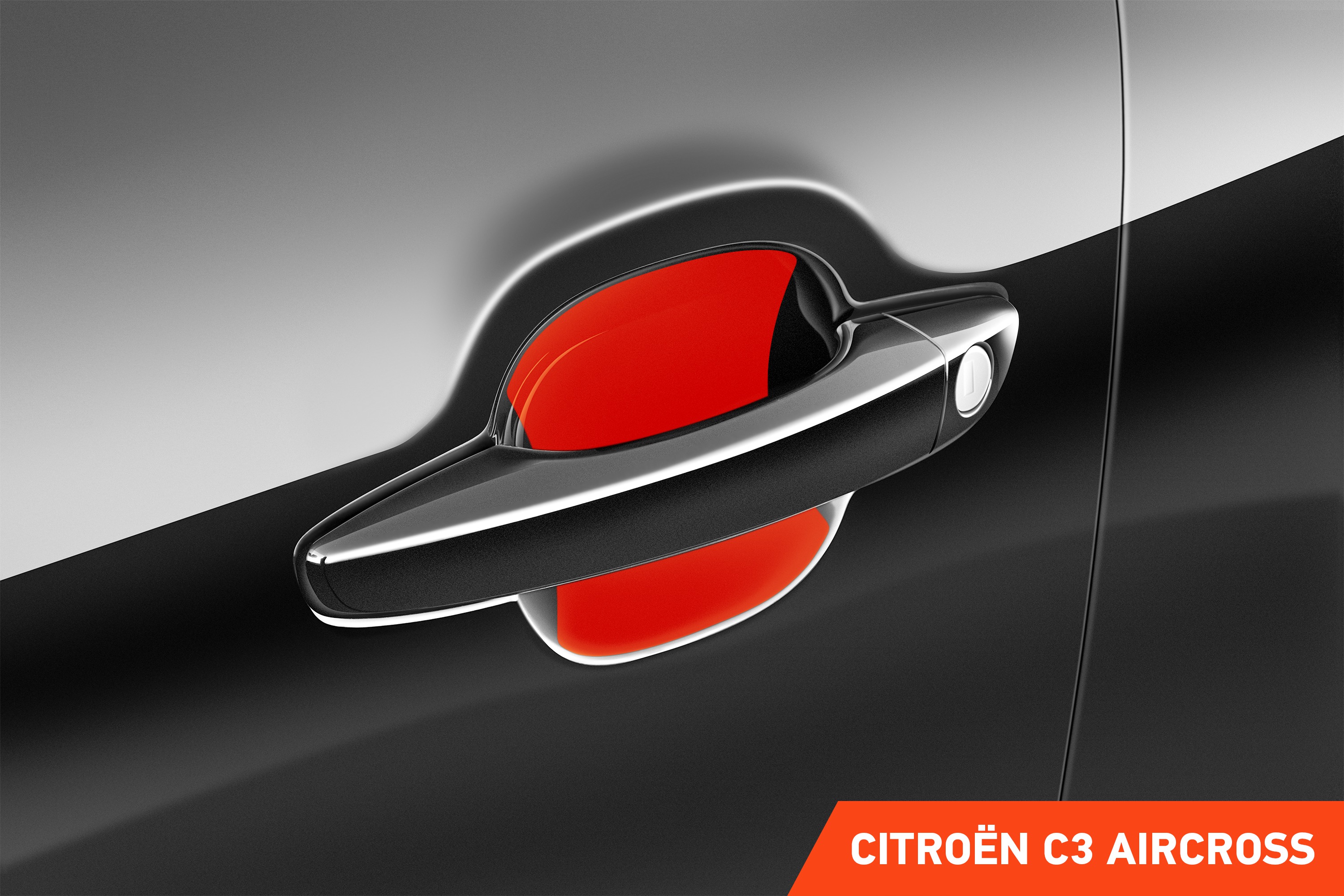 Auto Türgriffmulden Schutzfolie für Citroën C3 Aircross 2 (II) I 2017 - 2025 im 4er Set
