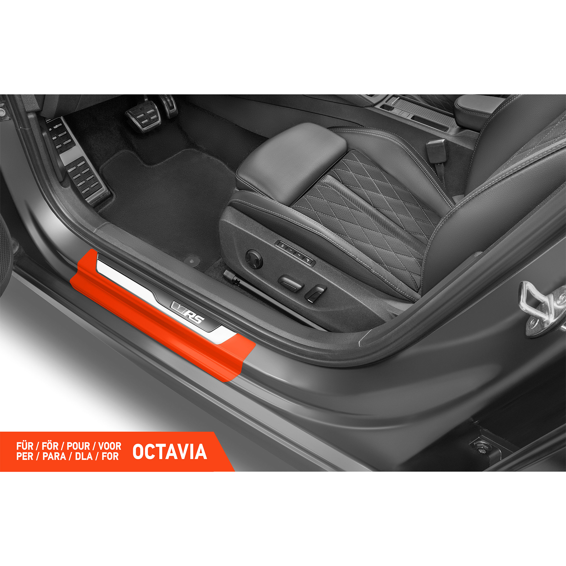 Einstiegsleisten Schutz für Skoda Octavia Combi 4 (IV) NX5 I 2020 - 2026 im 4er Set